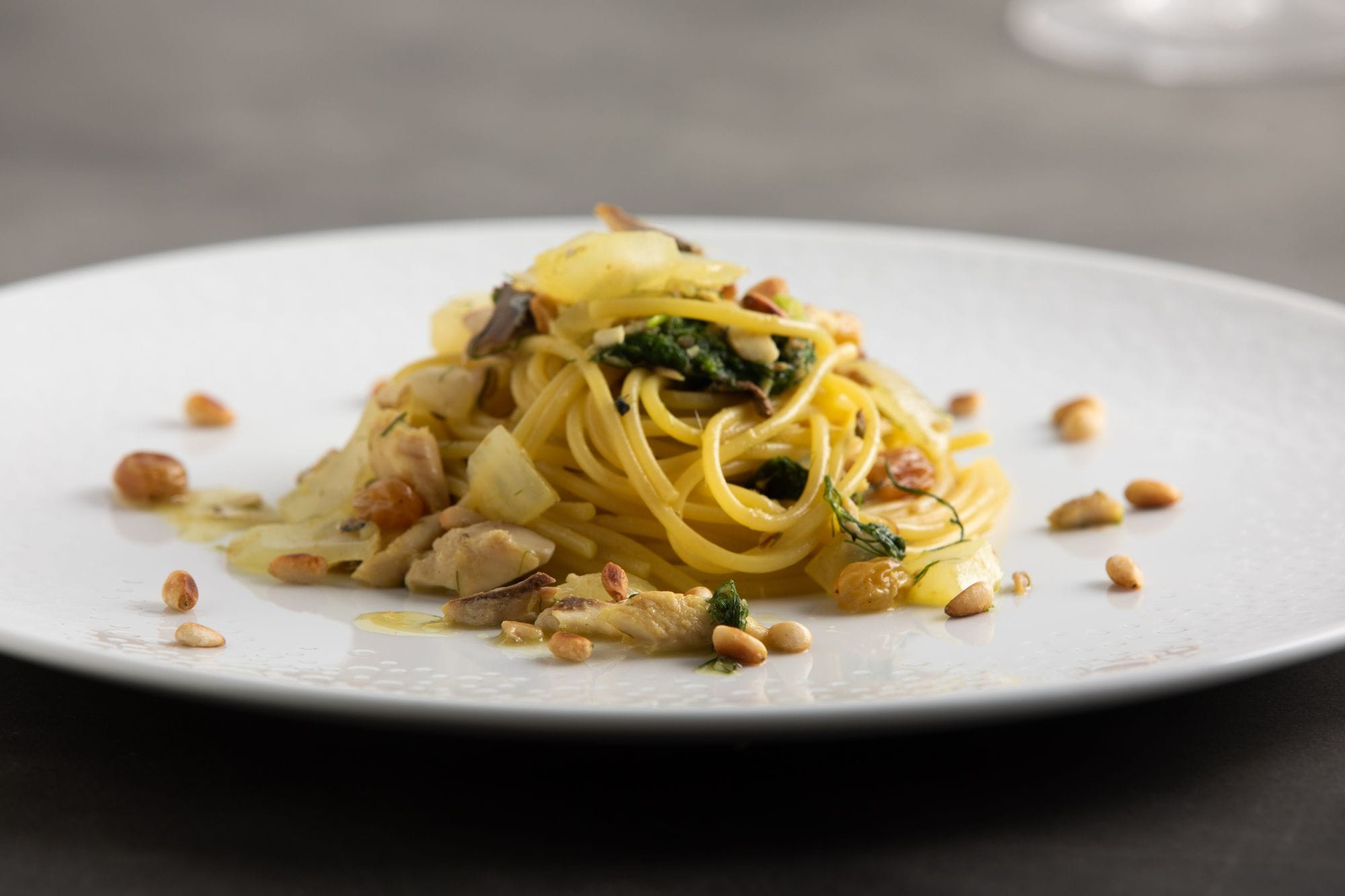 Tagliatelle with Crab and Rocket