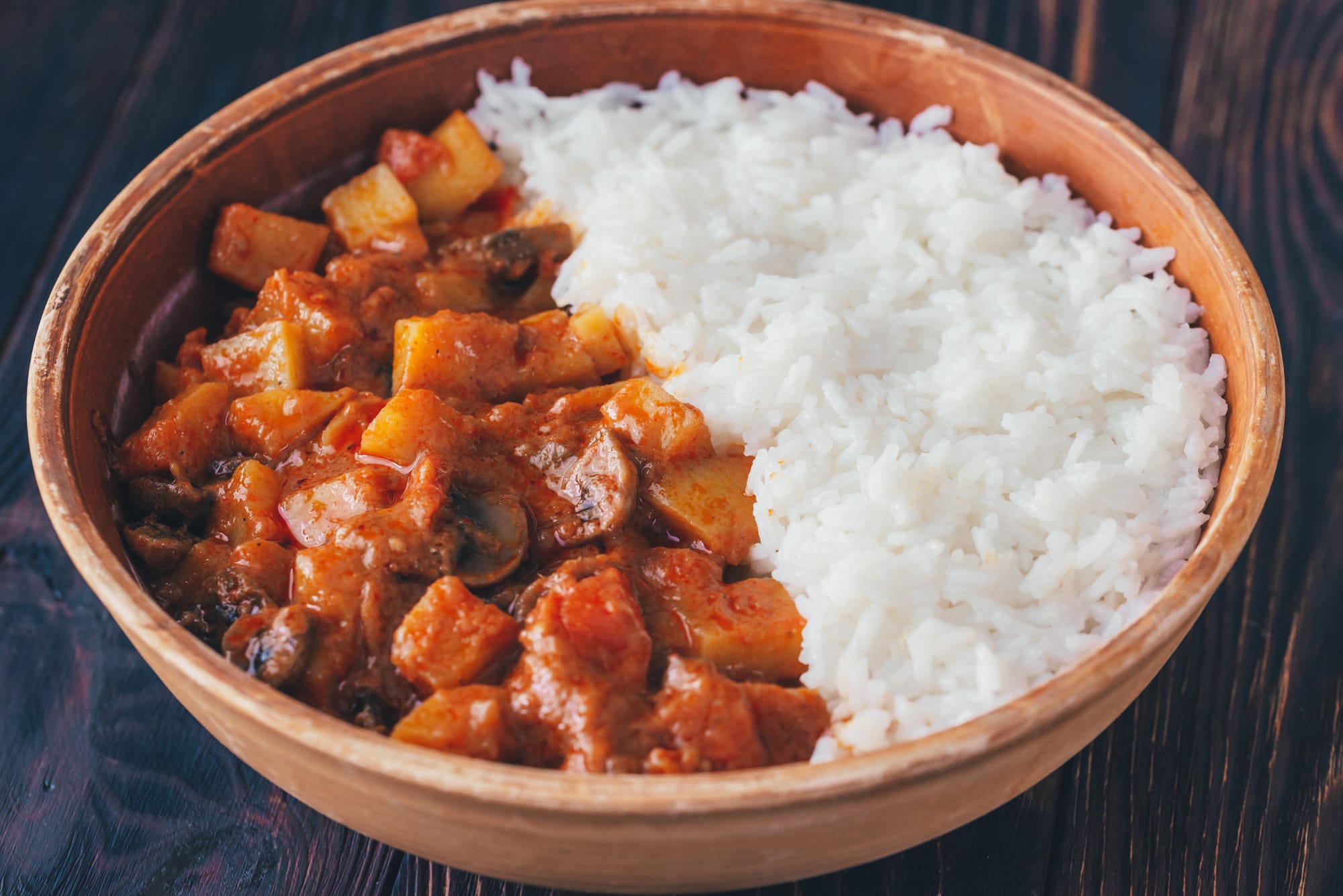 Potato and Coconut Curry