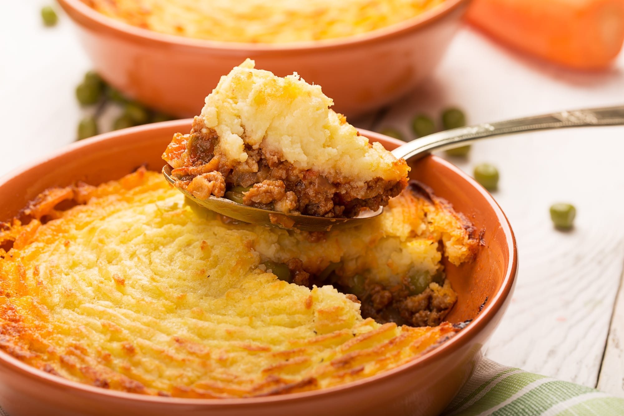 Pork and Venison Potato-Topped Pie