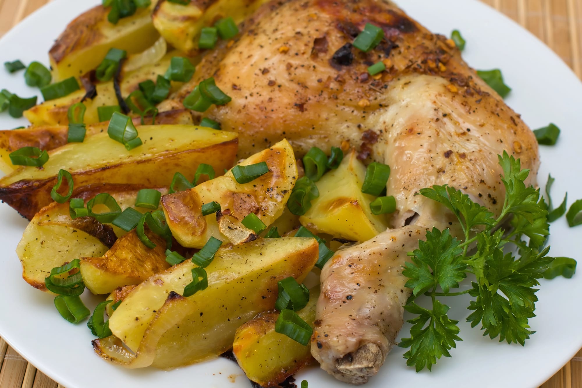 Chicken with Lemon, Capers and Potatoes