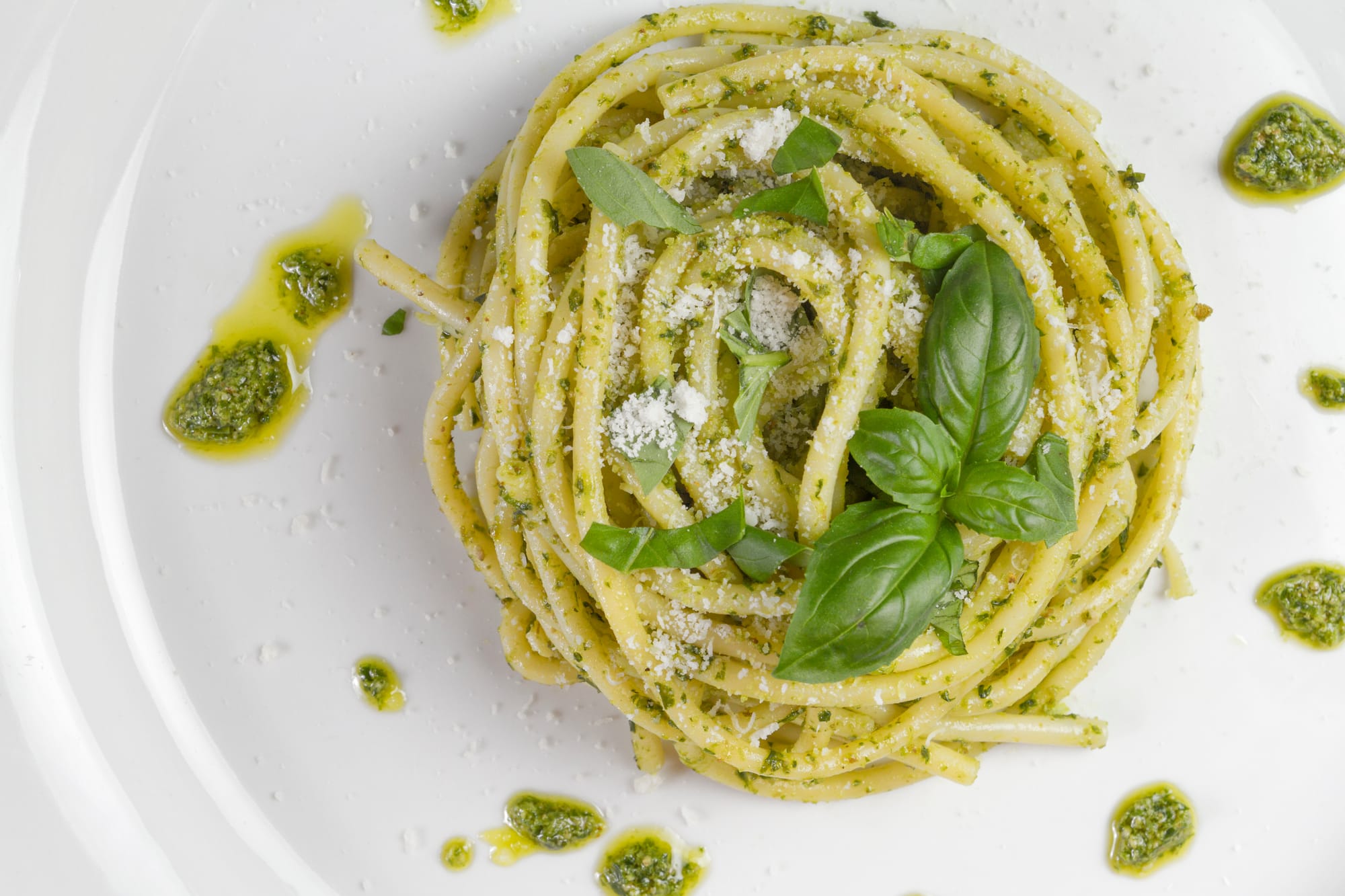 Olive Pesto Bucatini