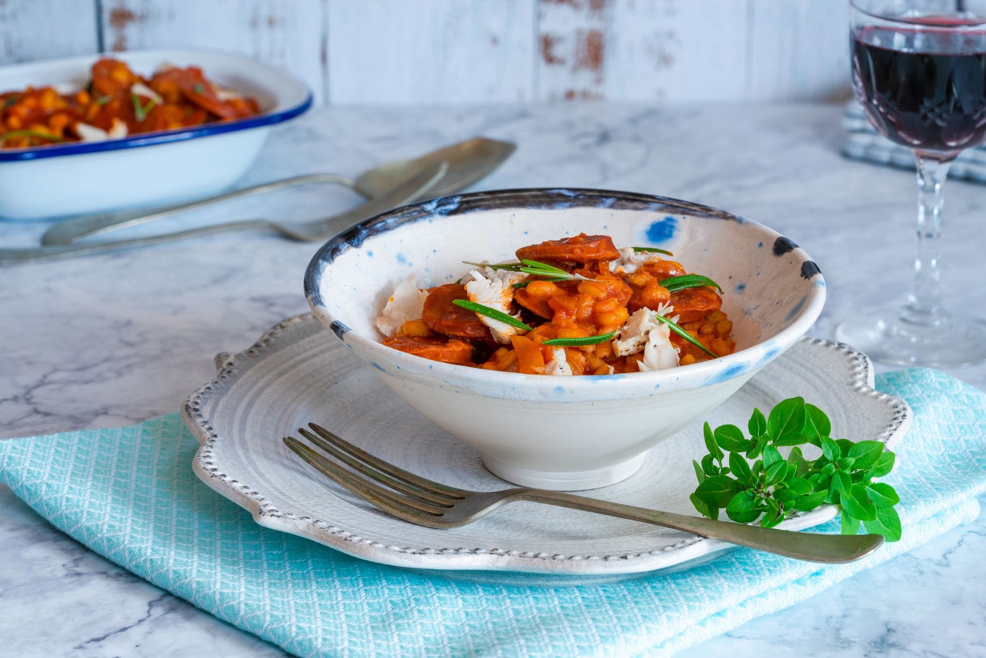 Sausage and Orzo “Risotto”