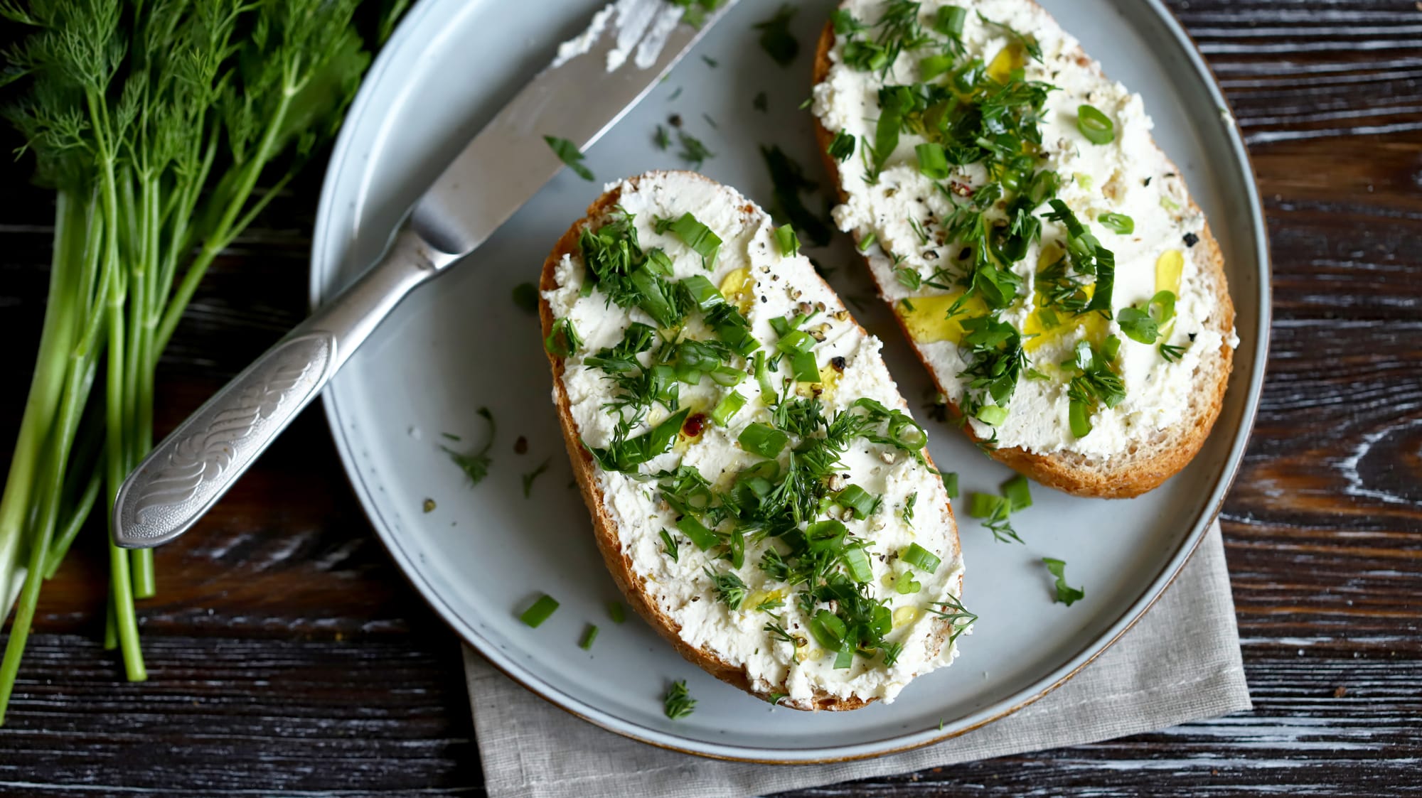 Cheesy Leek Bruschetta