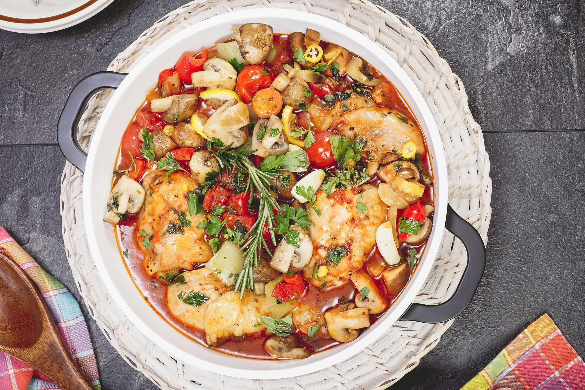 Mediterranean Chicken with Orzo