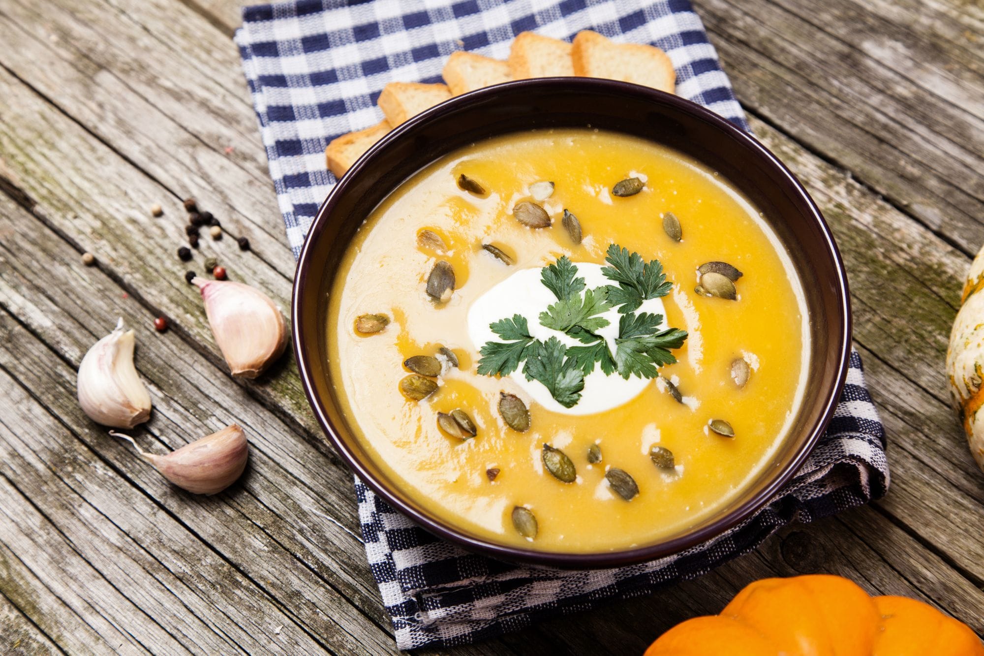 Easy Squash and Almond Soup