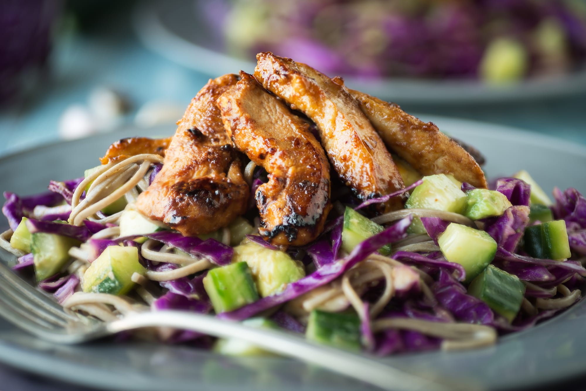 Thai Chicken and Almond Salad