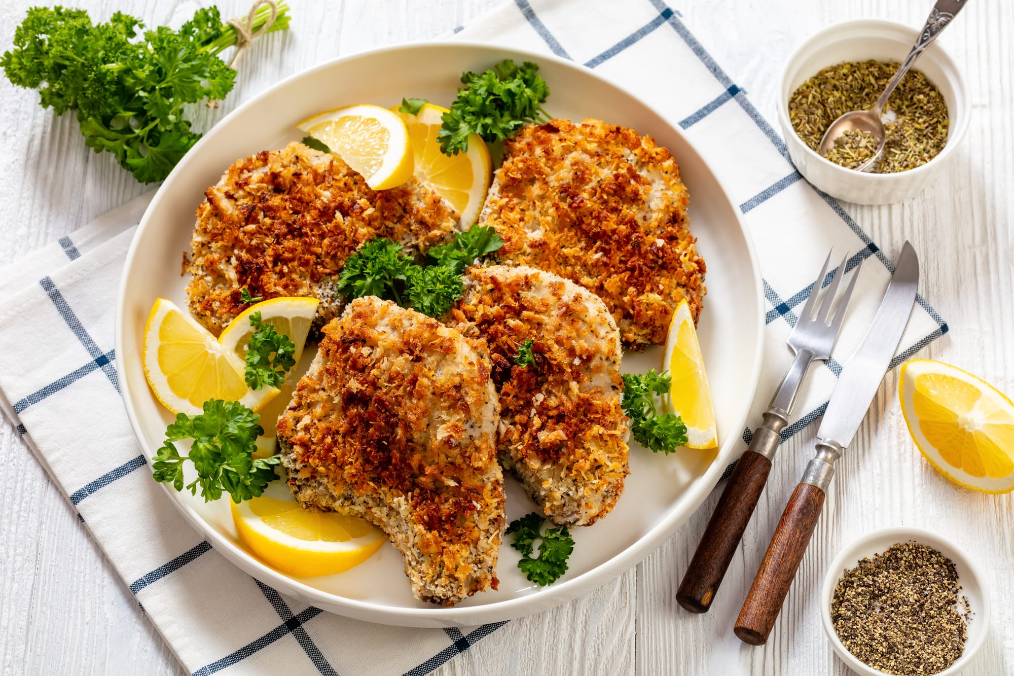 Crispy Parmesan Chicken Breasts