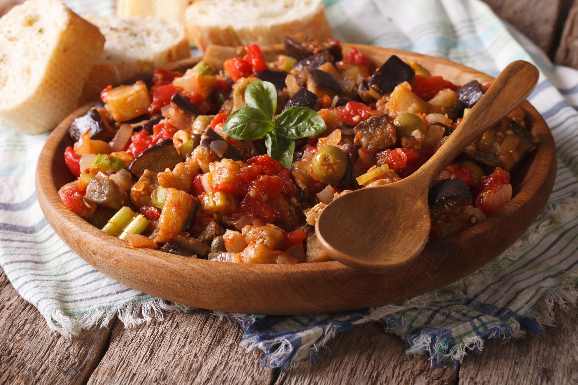 Eggplant and Olive Caponata