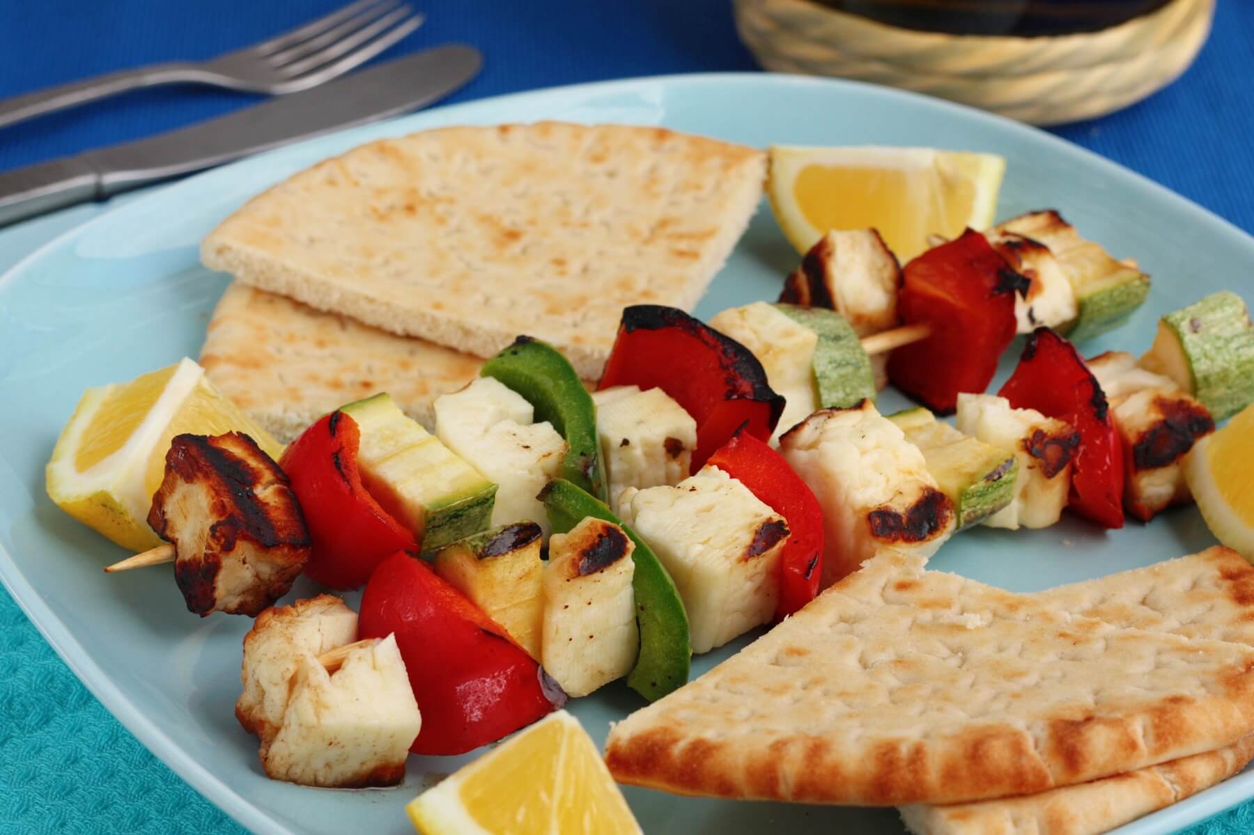 Chipotle Halloumi Skewers