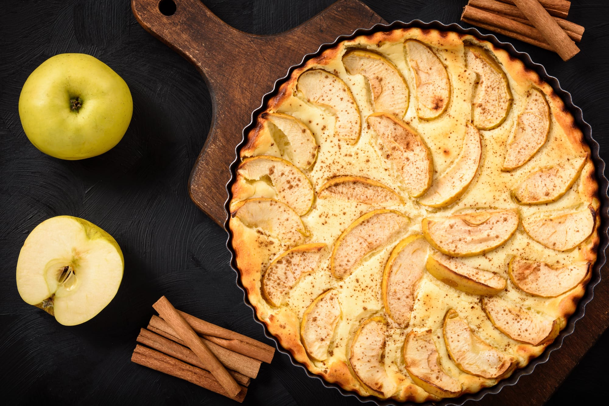 Blue Cheese and Sweet Apple Tart