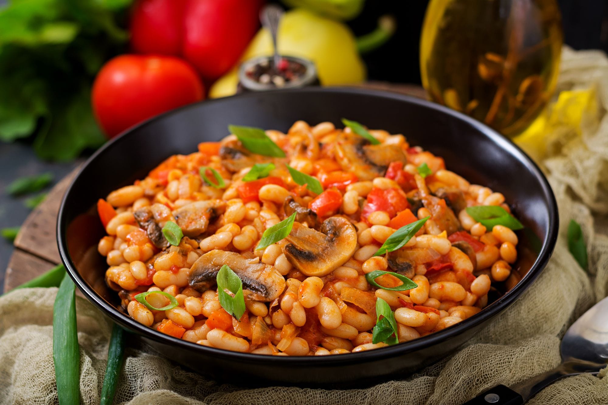 Tuscan Bean, Tomato and Spinach Stew