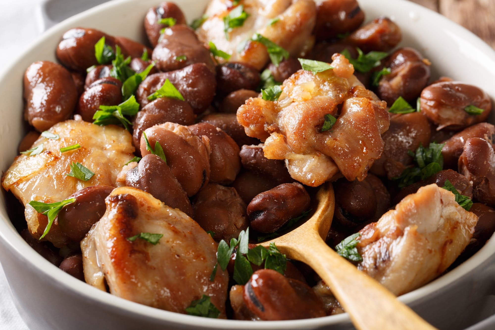 Chicken and BBQ Beans Casserole