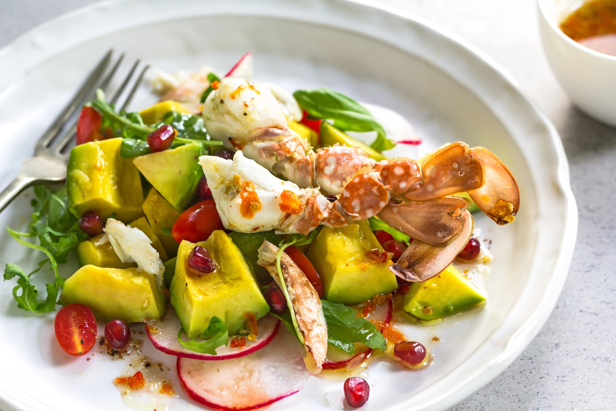 Crab and White Grapefruit Salad