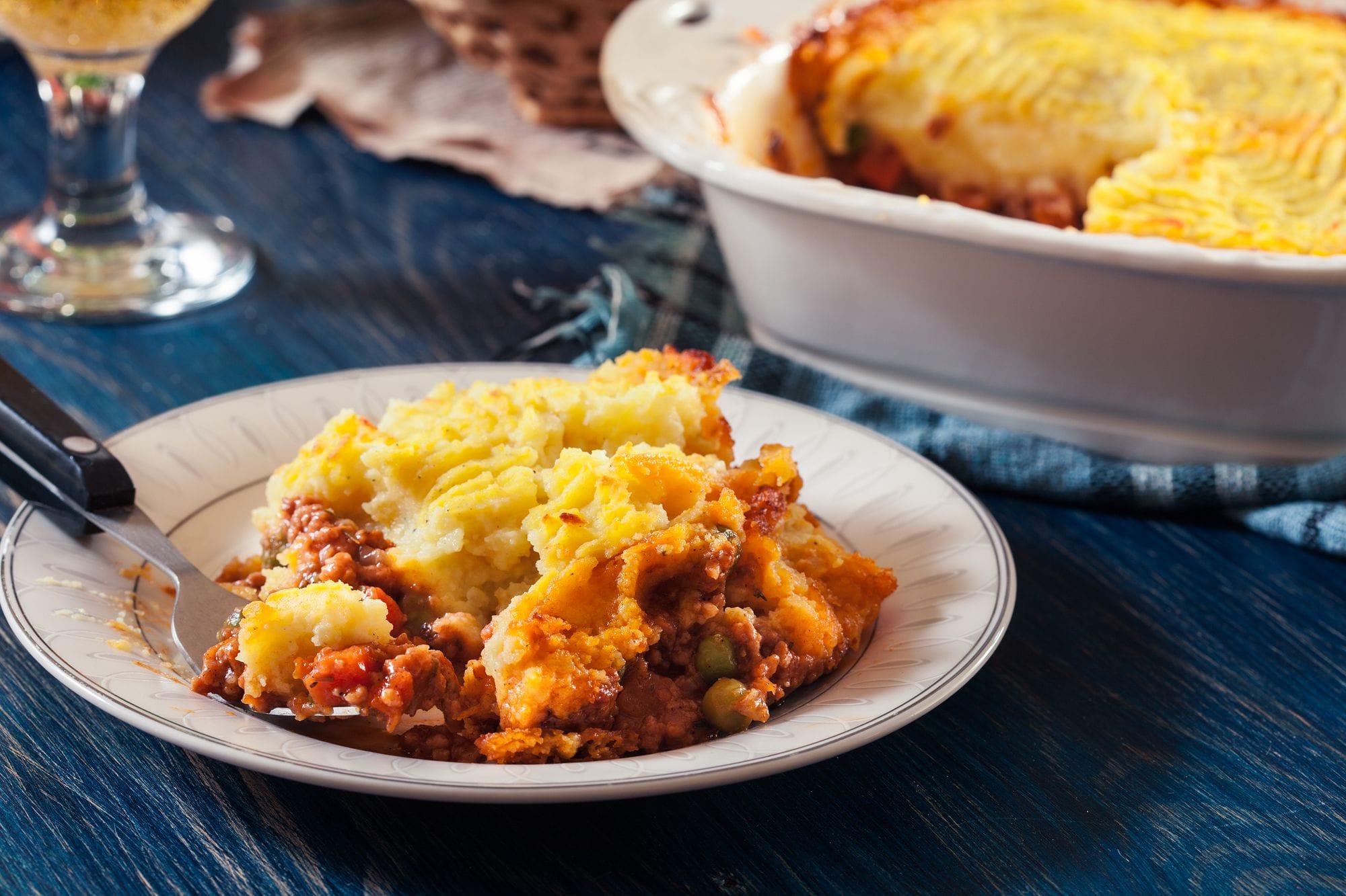 Minced Beef and Onion Crumble