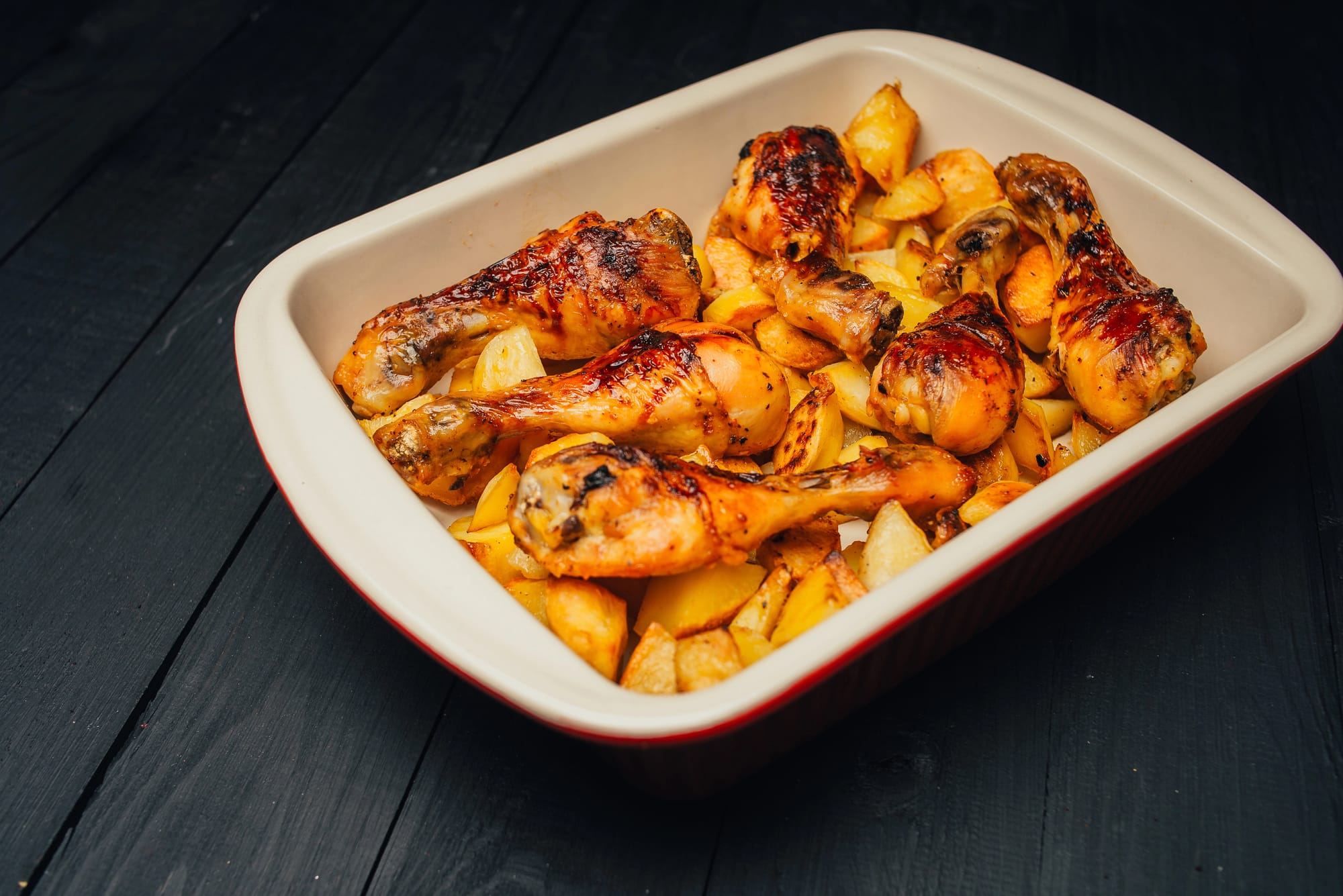 Chicken Thigh and Sweet Potato Traybake