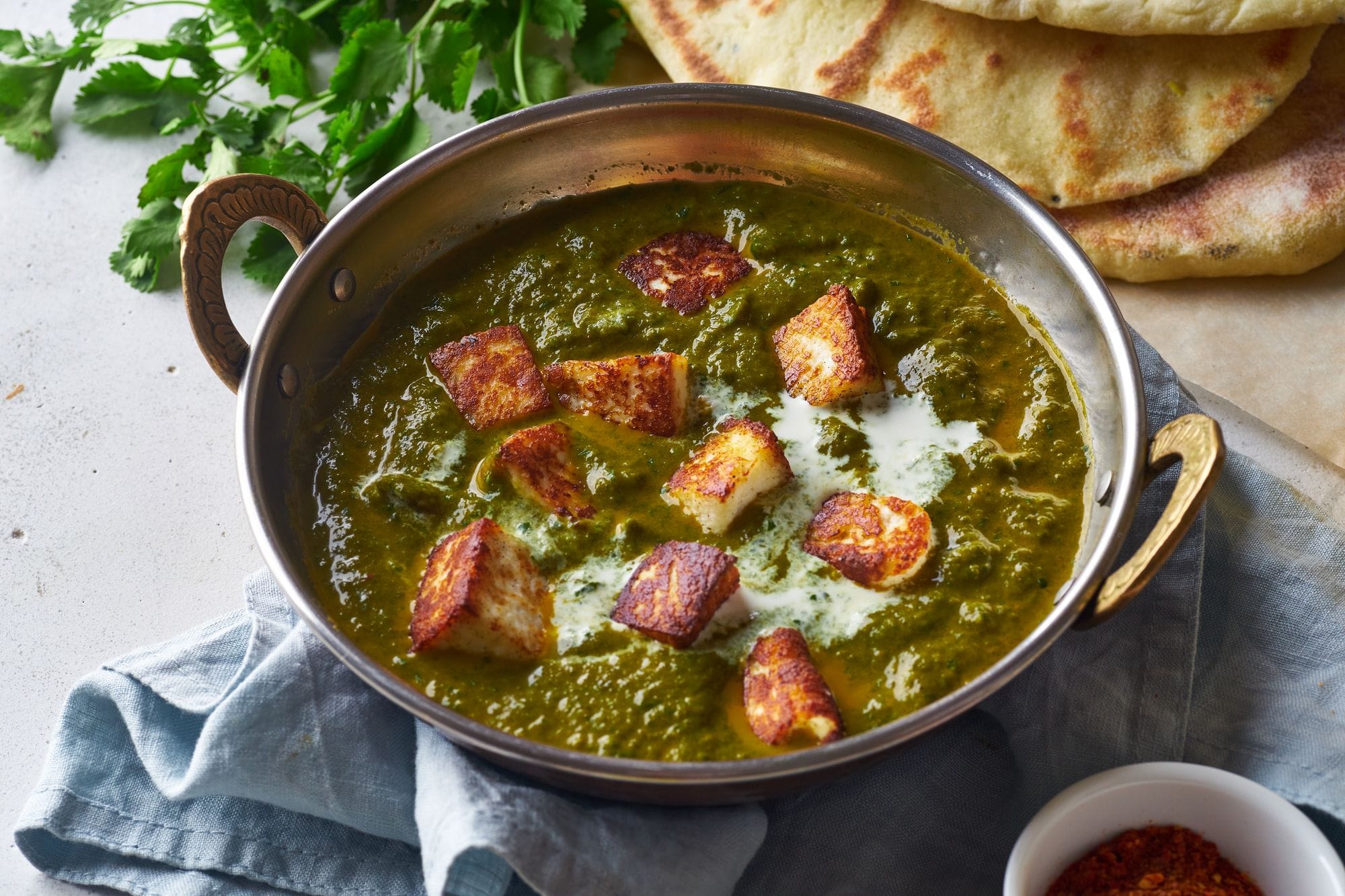 Kale, Paneer and Coconut Curry