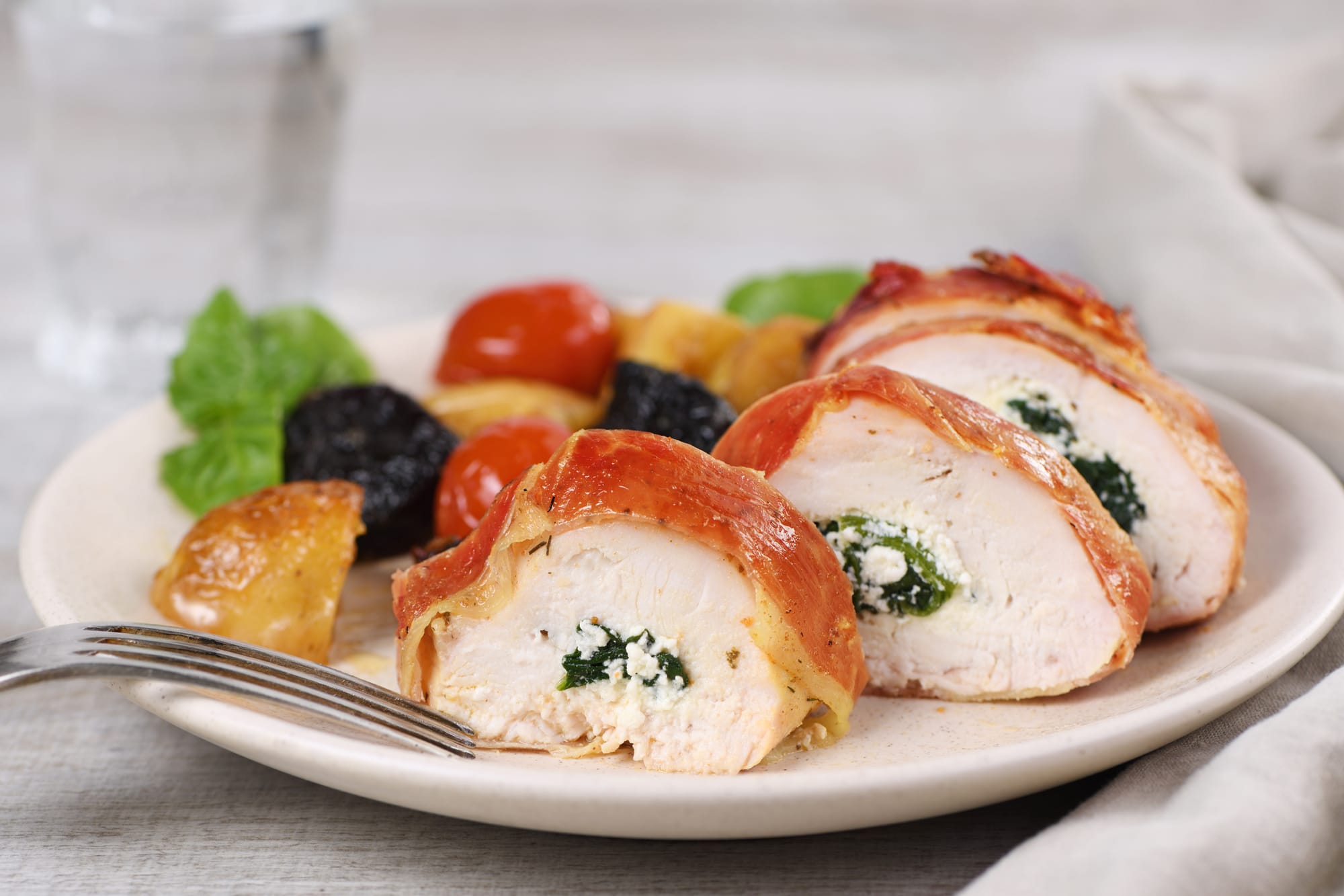 Chicken Stuffed with Goat’s Cheese