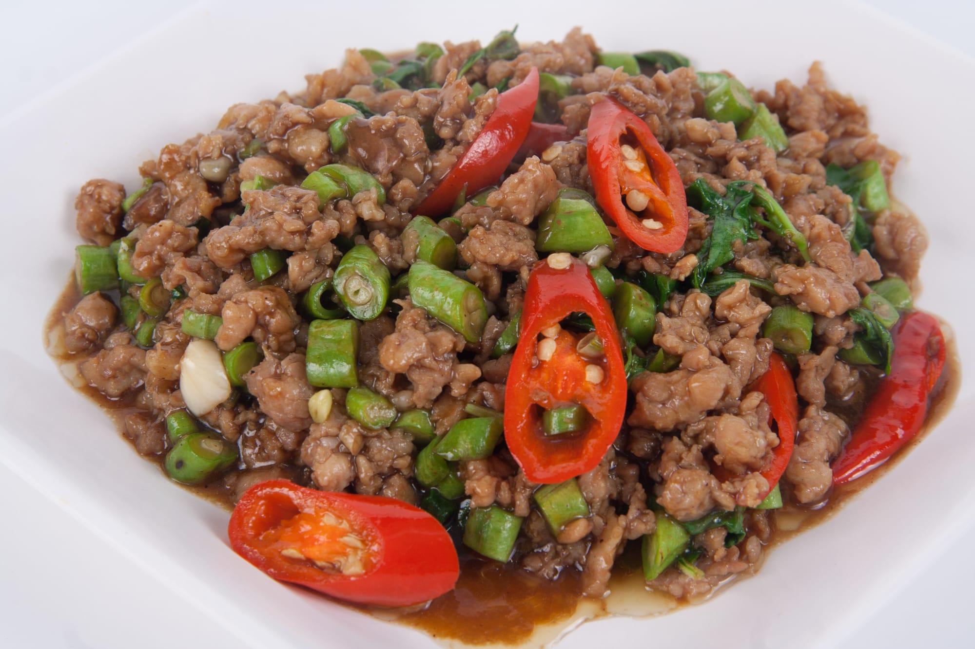 Pork Fillet with Thai Beans