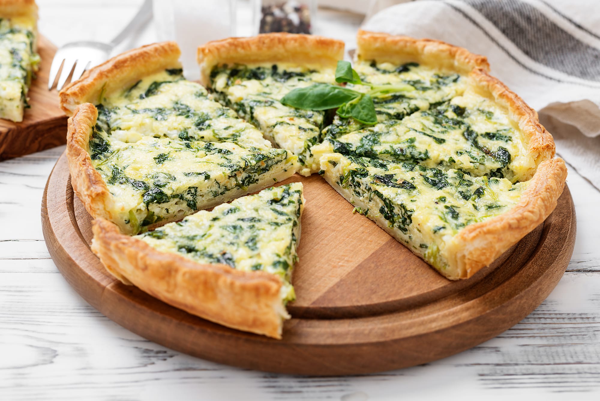 Spinach and Ricotta Filo Tart