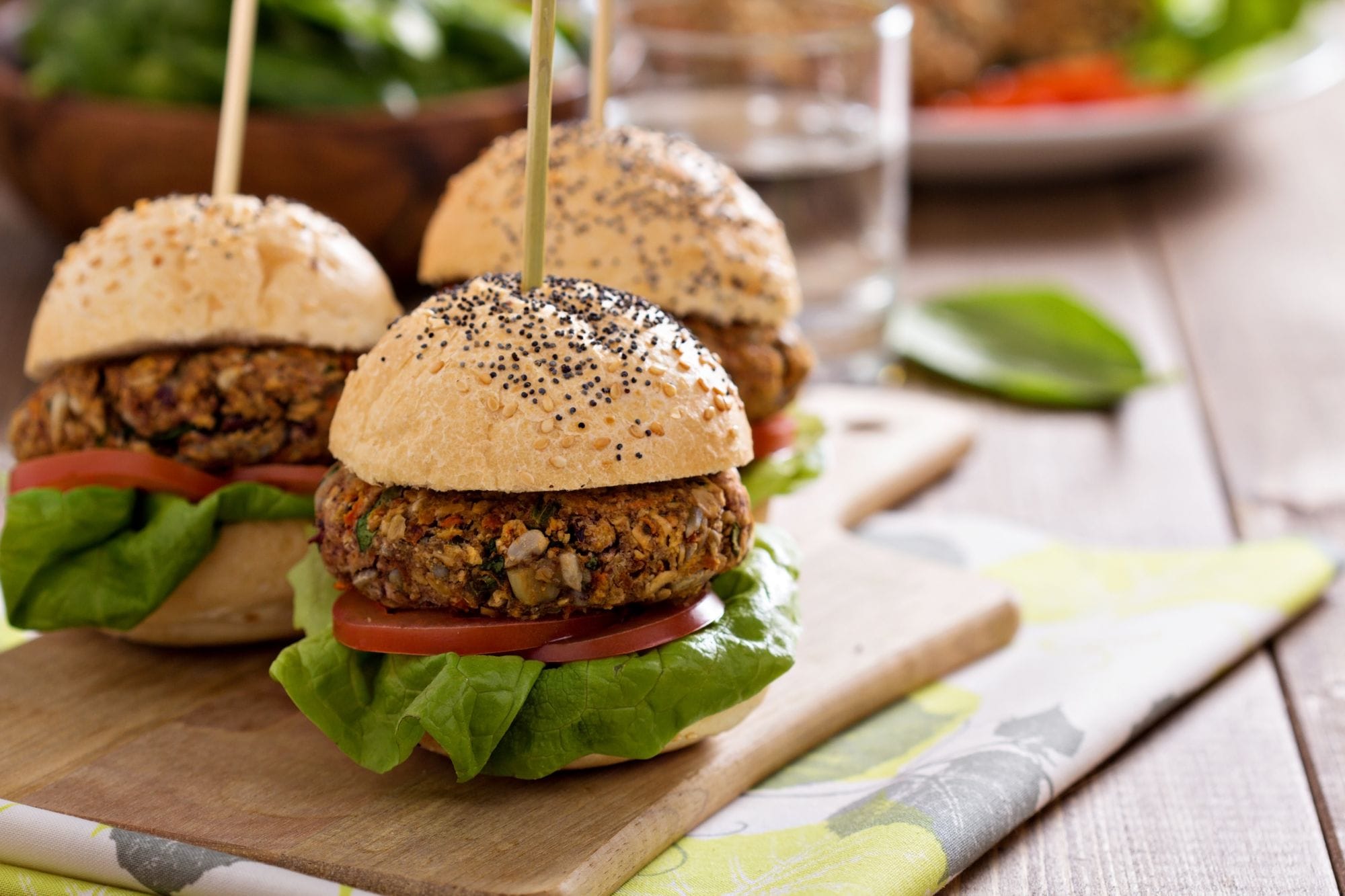 Nut and Mushroom Burgers