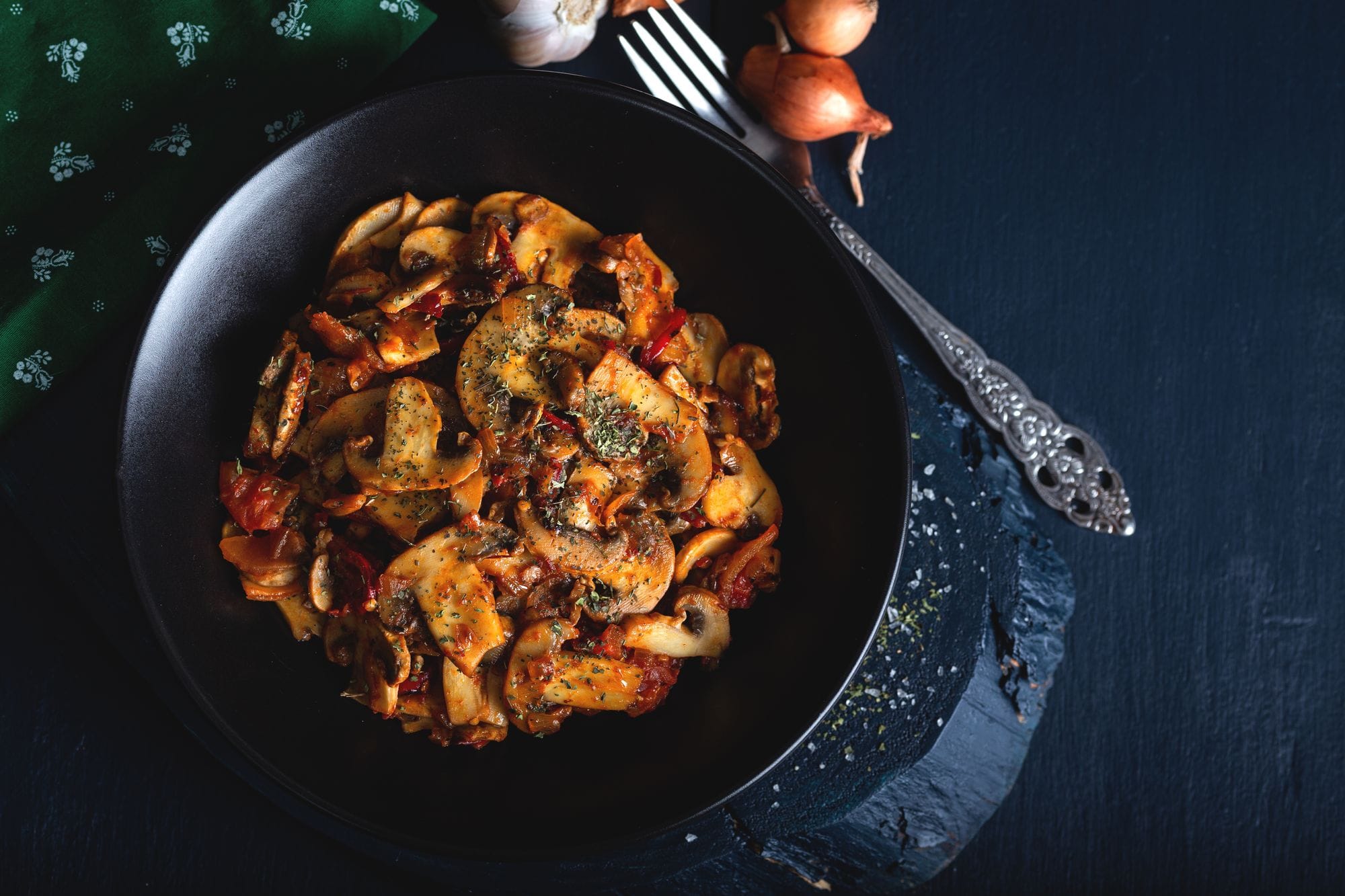 Red Wine and Mushroom Stew