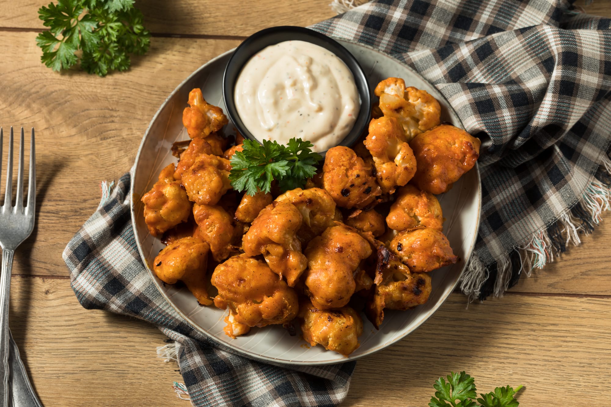 Barbecue Cauliflower ‘Wings’