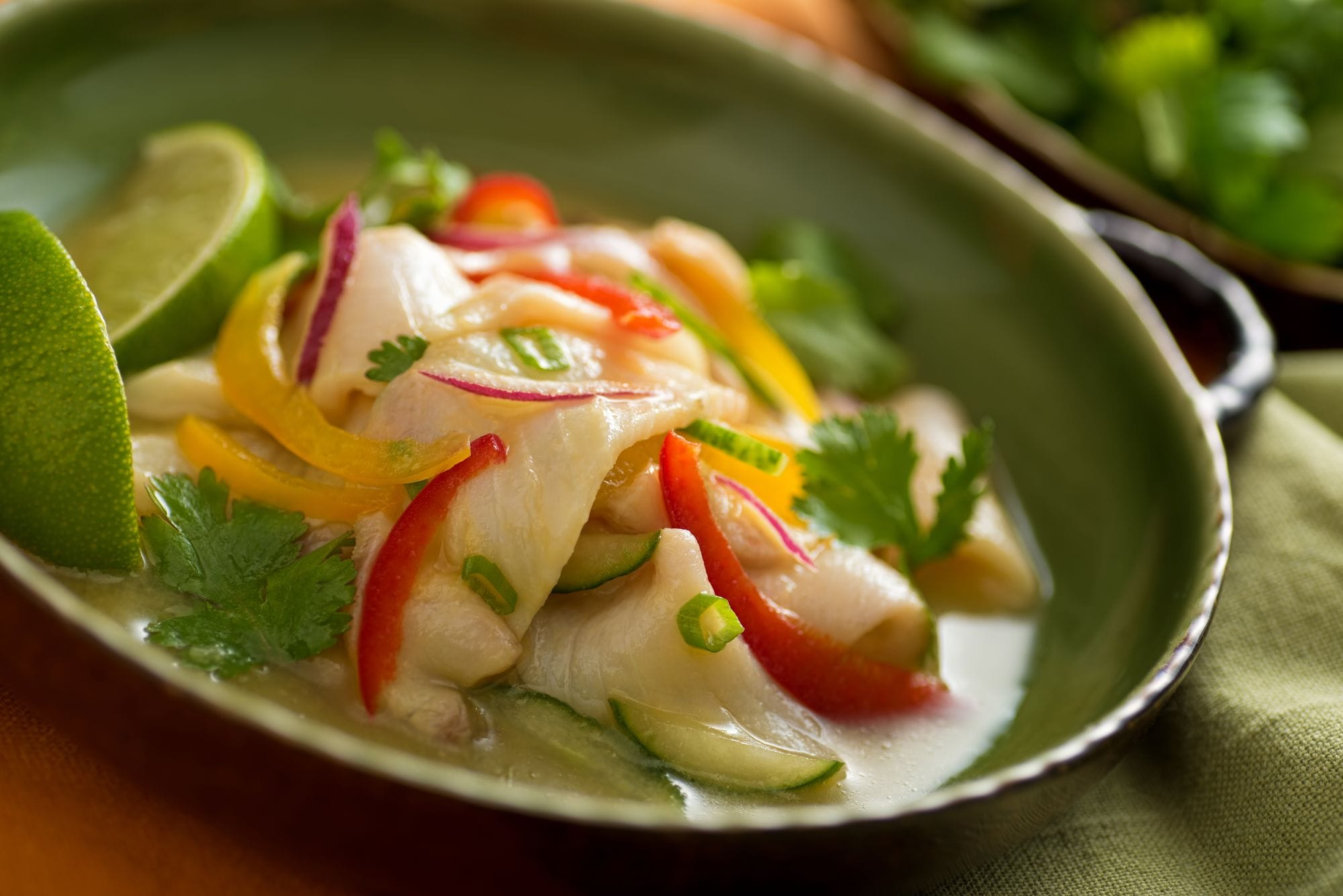 Seabass and Yuzu Ceviche