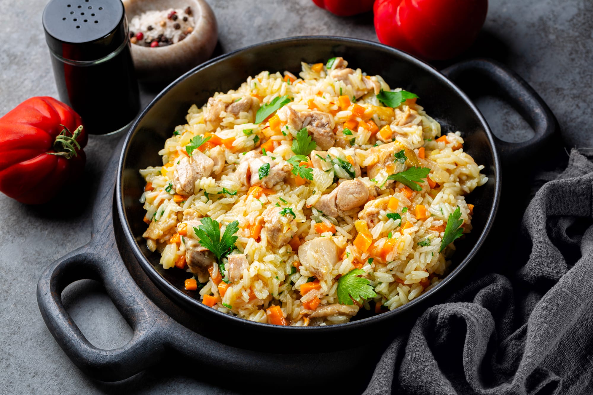 Spring Chicken Pilaf