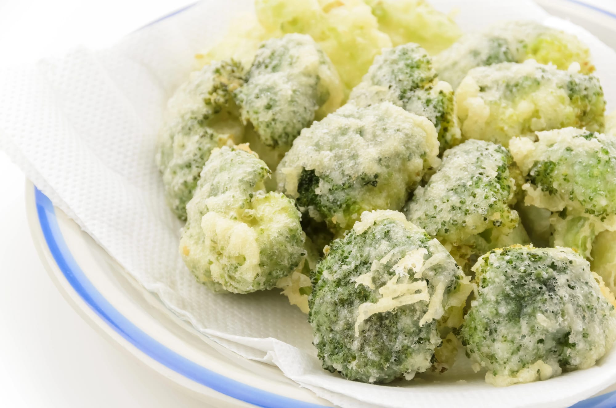 Broccoli Tempura with Tahini Dipping Sauce