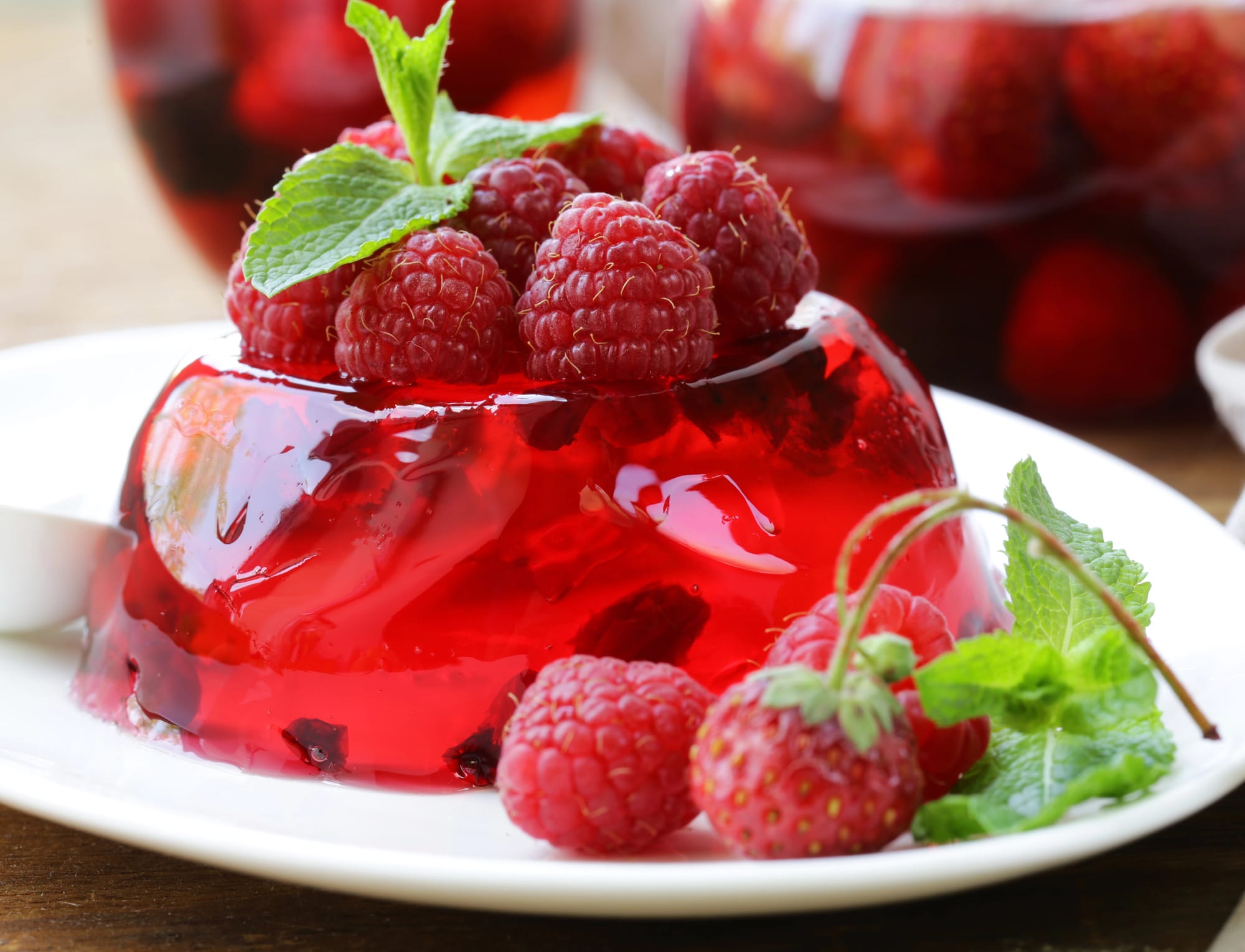 Wine and Berry Jelly Cups