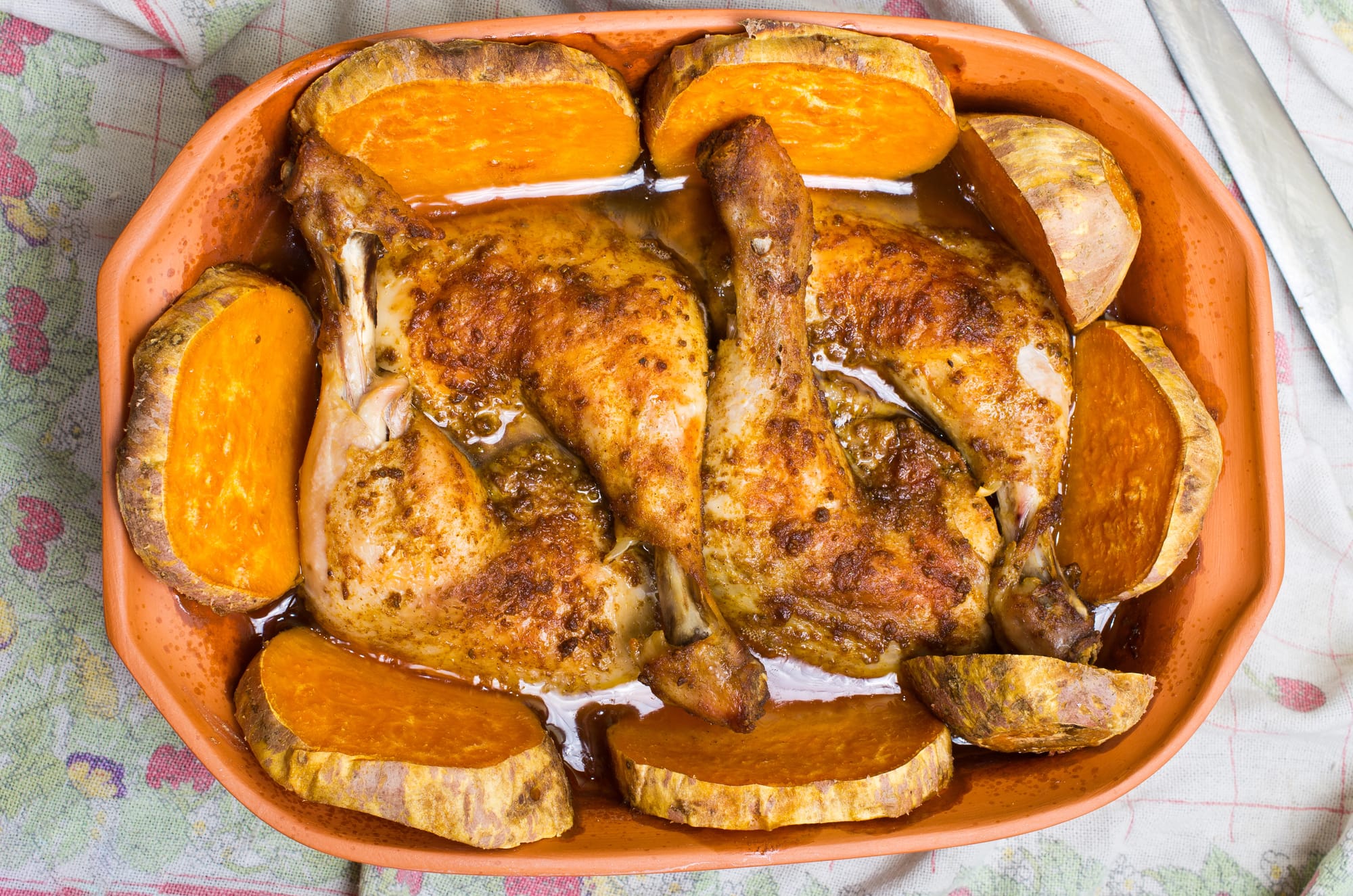 Cajun Chicken with Sweet Potatoes