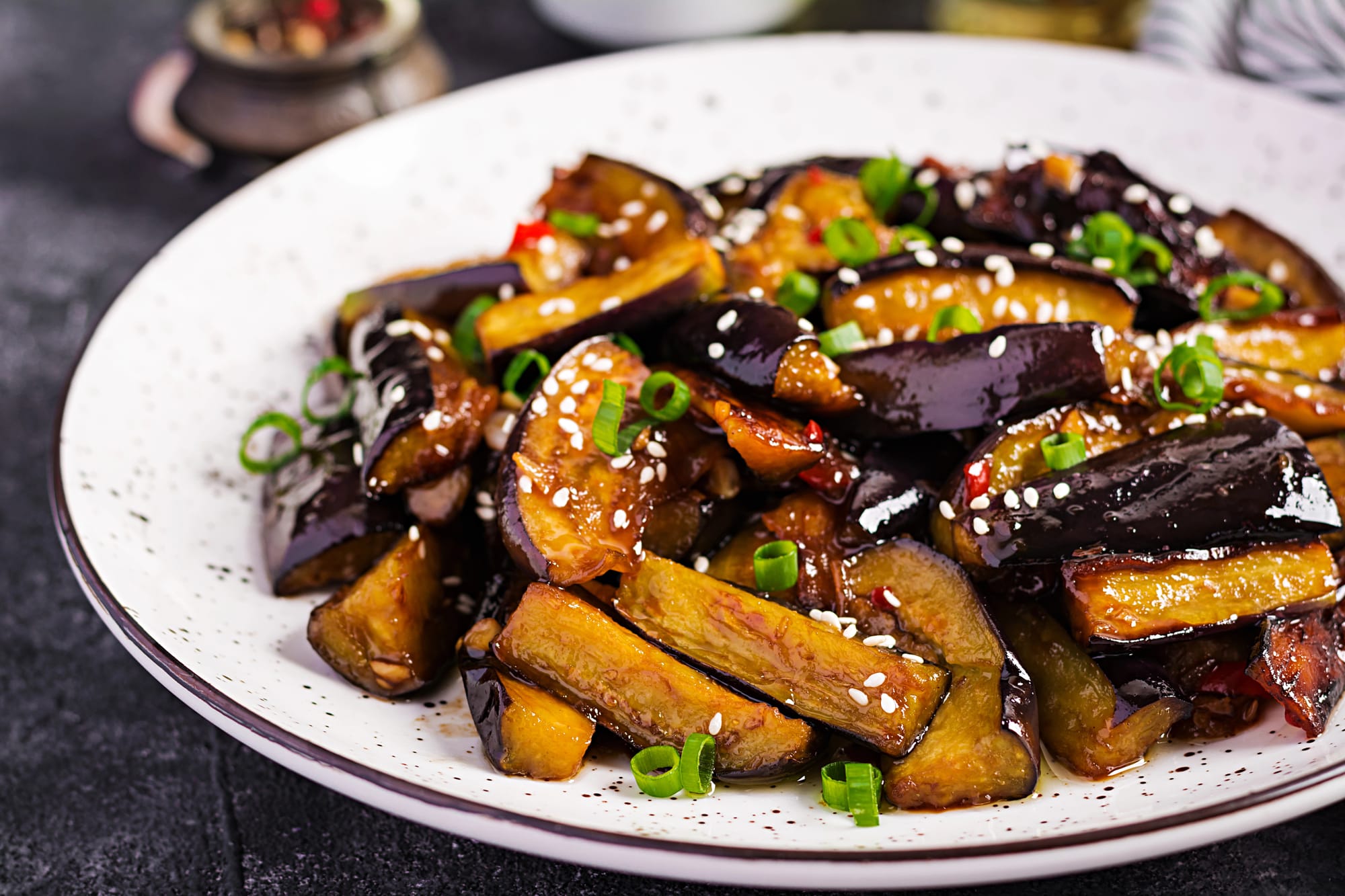 Burnt Aubergine Chilli