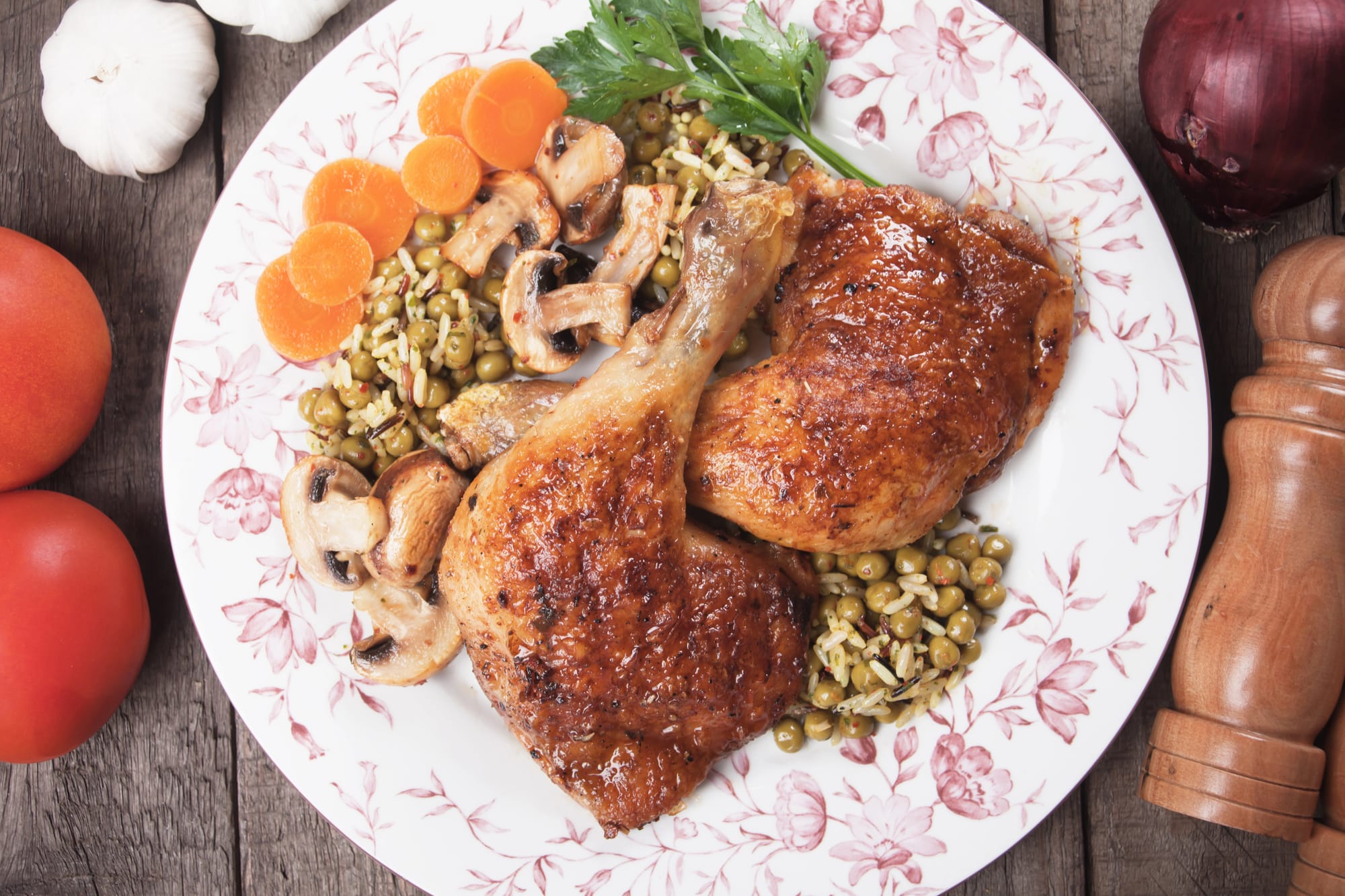 Zesty Chicken and Lentils