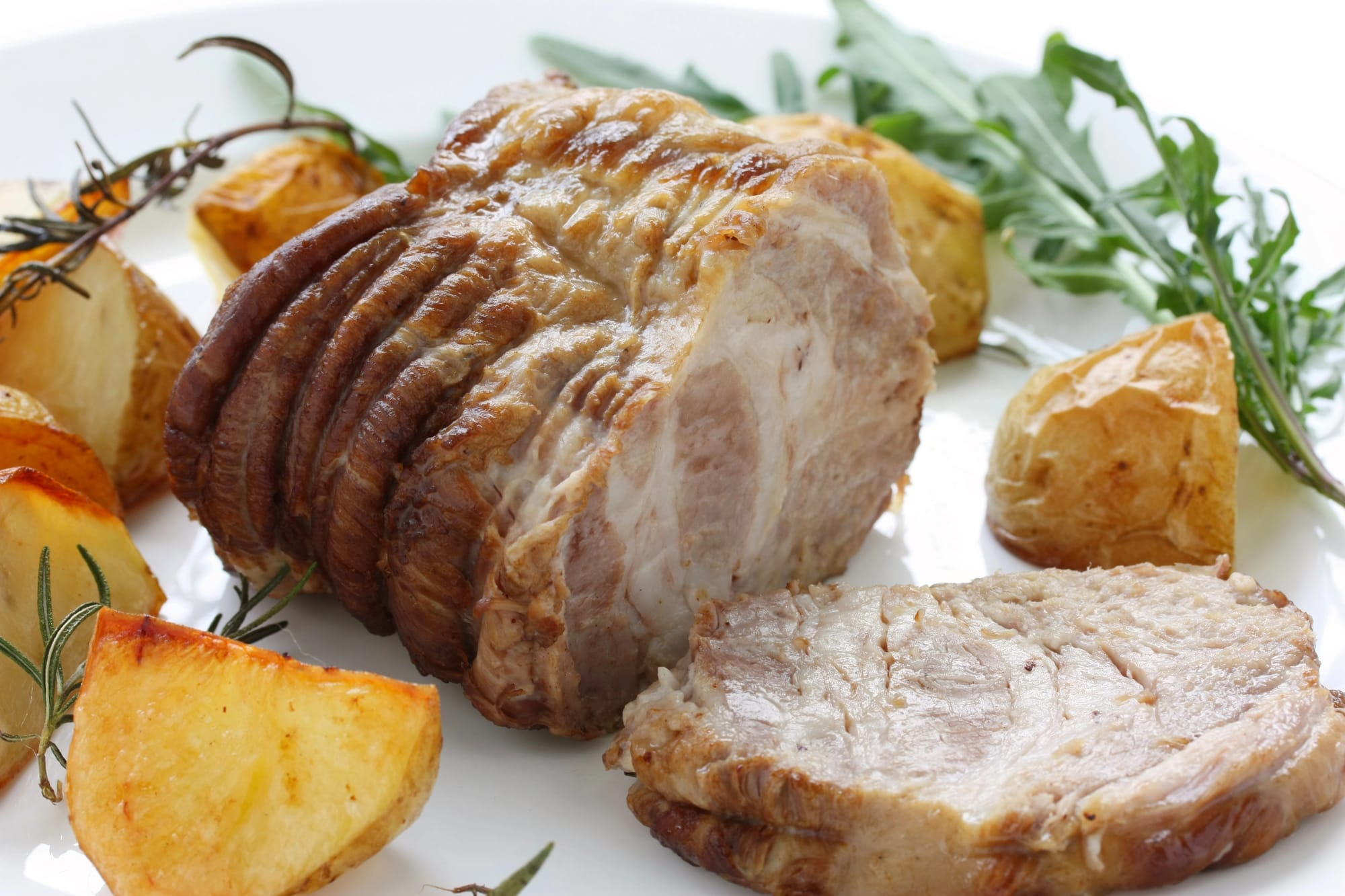 Pork Loin with Parma Ham and Potatoes