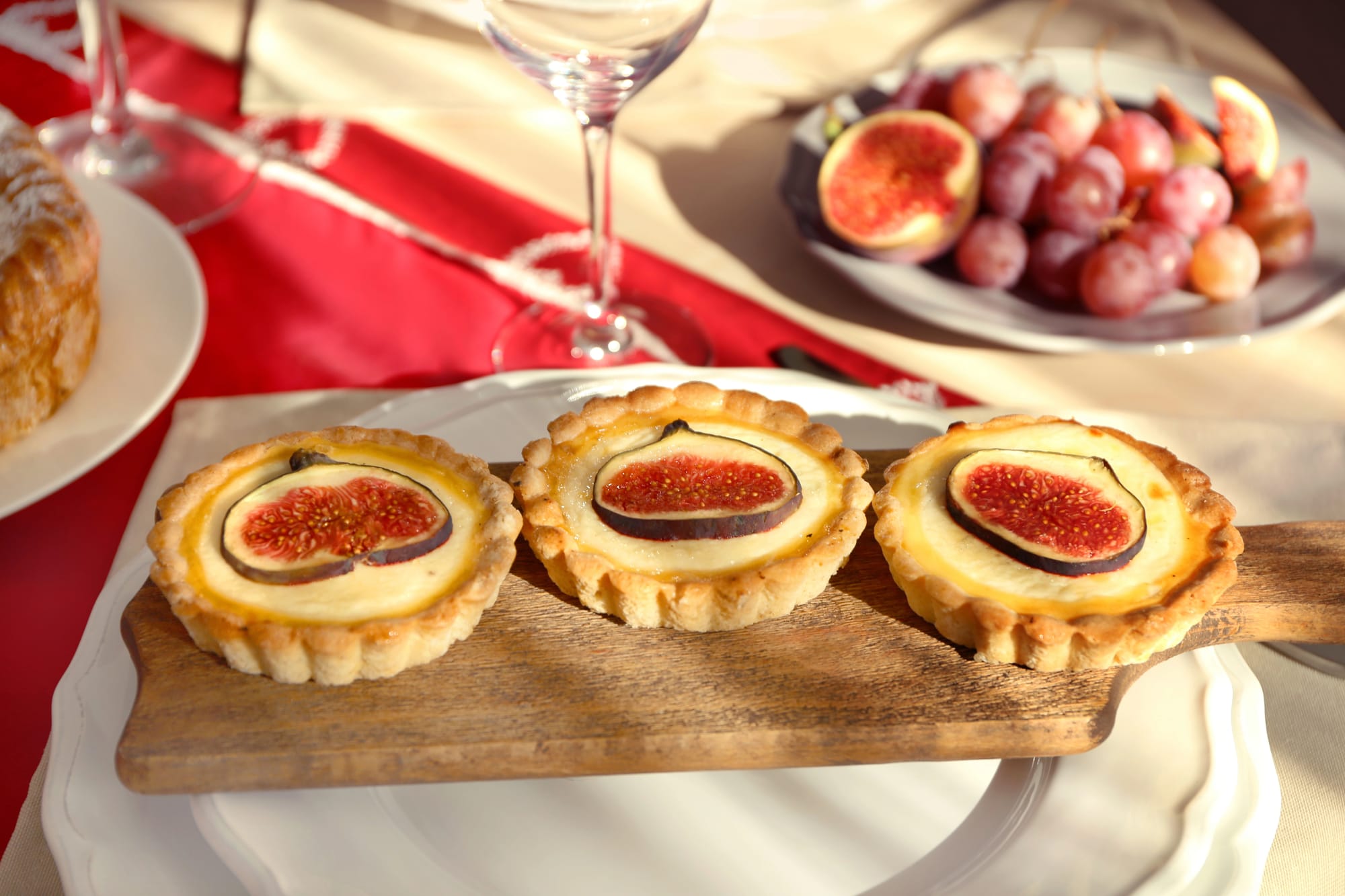 Cheese and Fig Canape Tarts