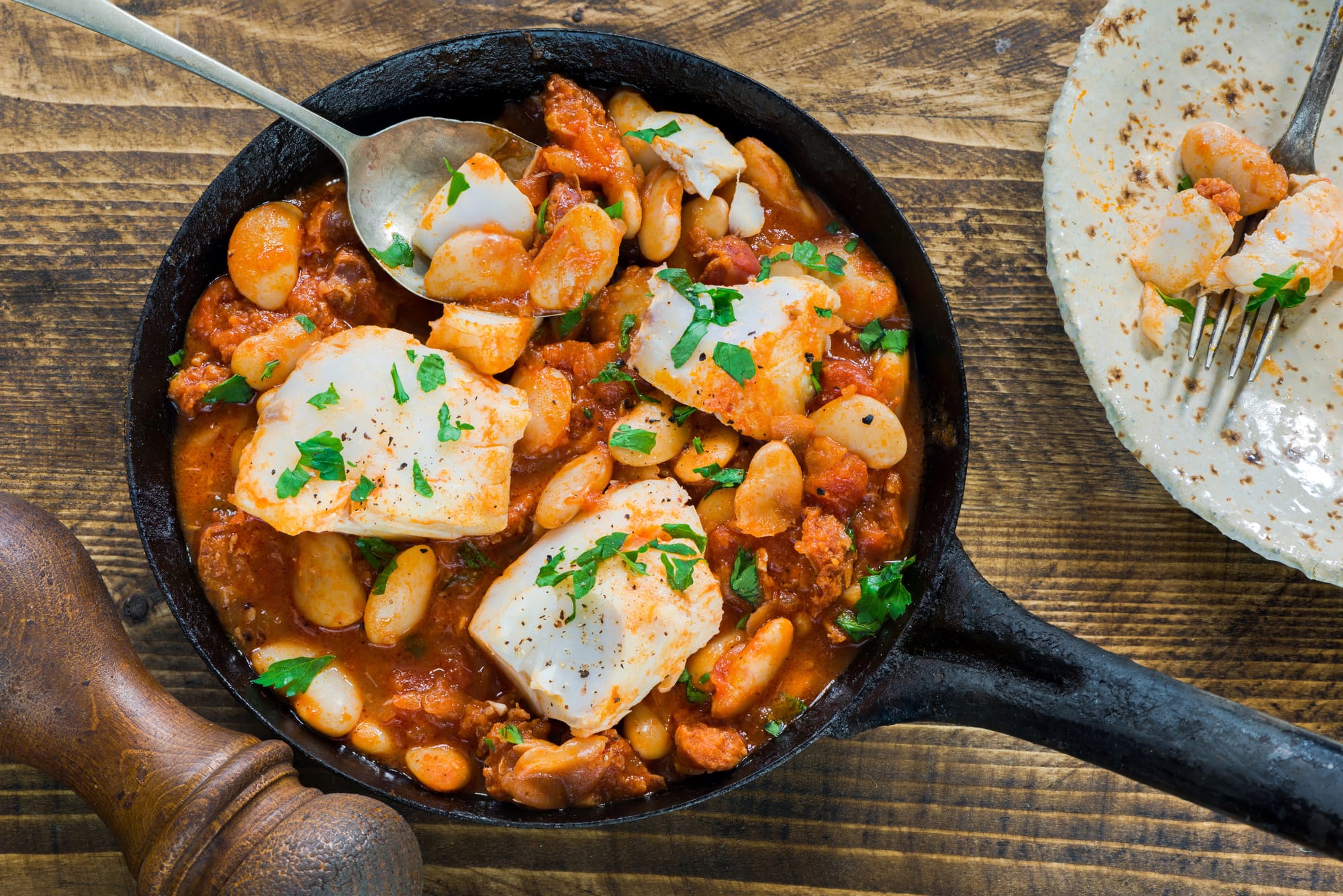 Pollock and Chorizo One Pot Wonder