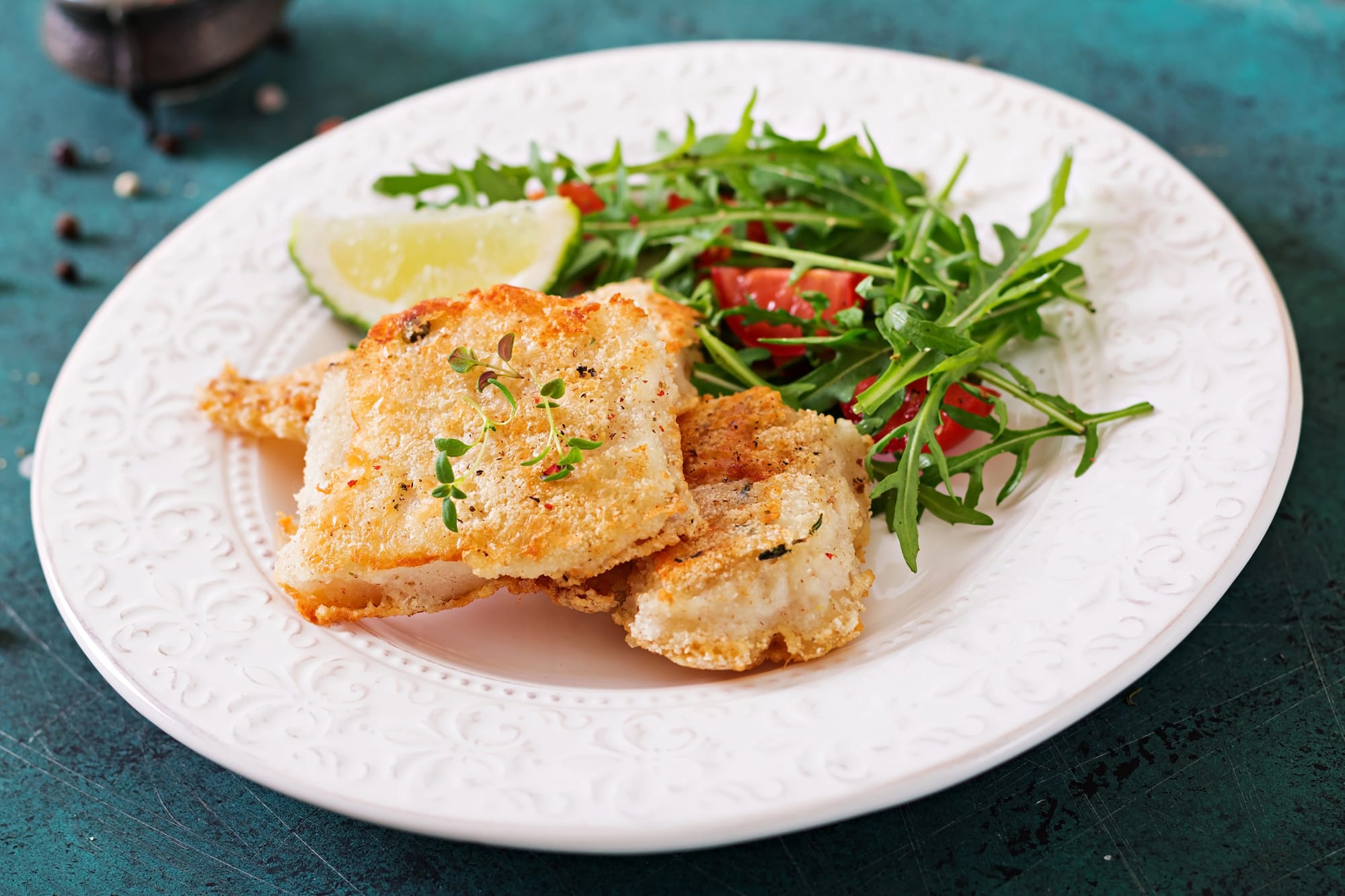 Breadcrumbed Trout with Pine Nuts