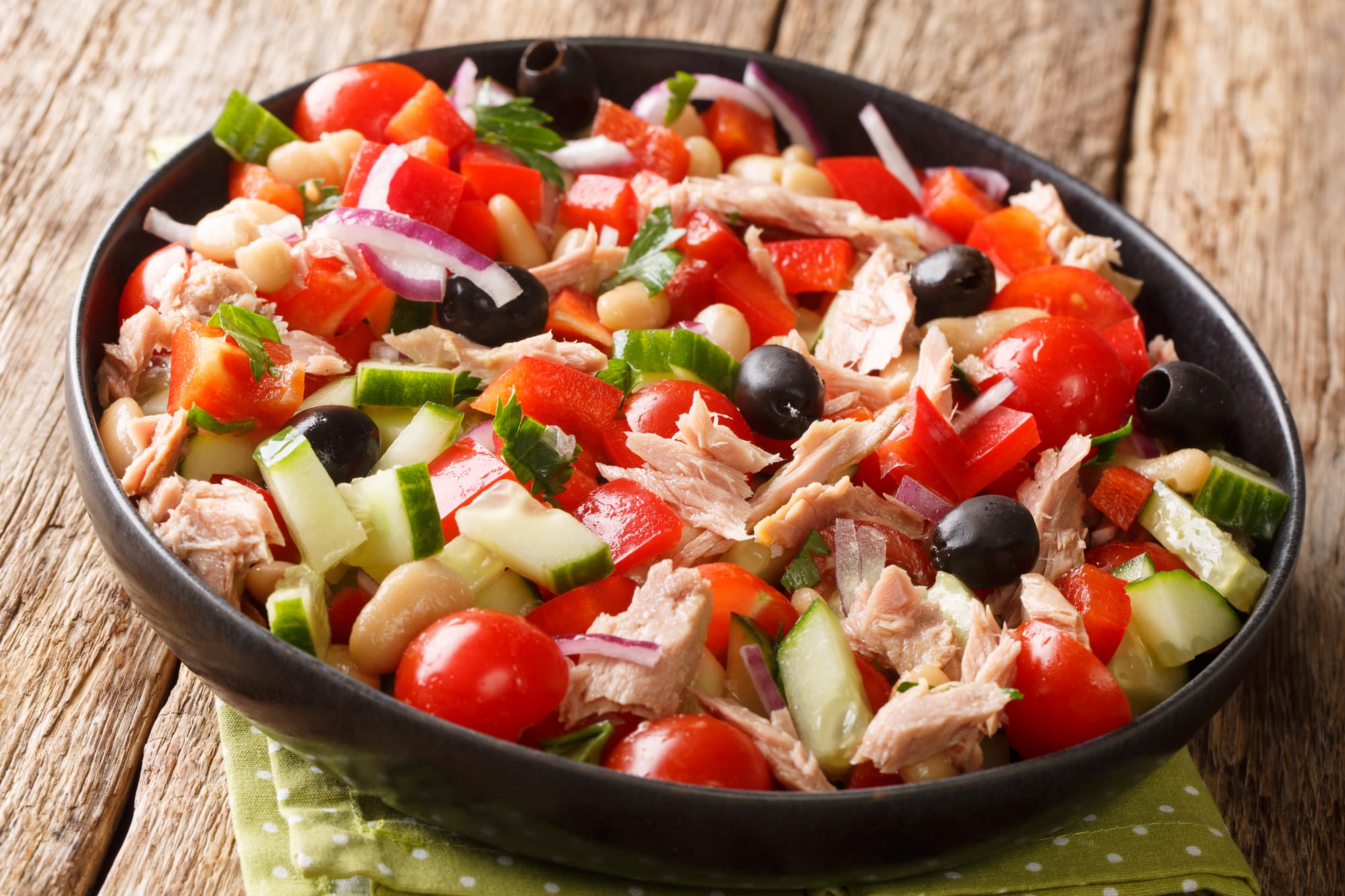 Tuna, Olive and Bean Salad