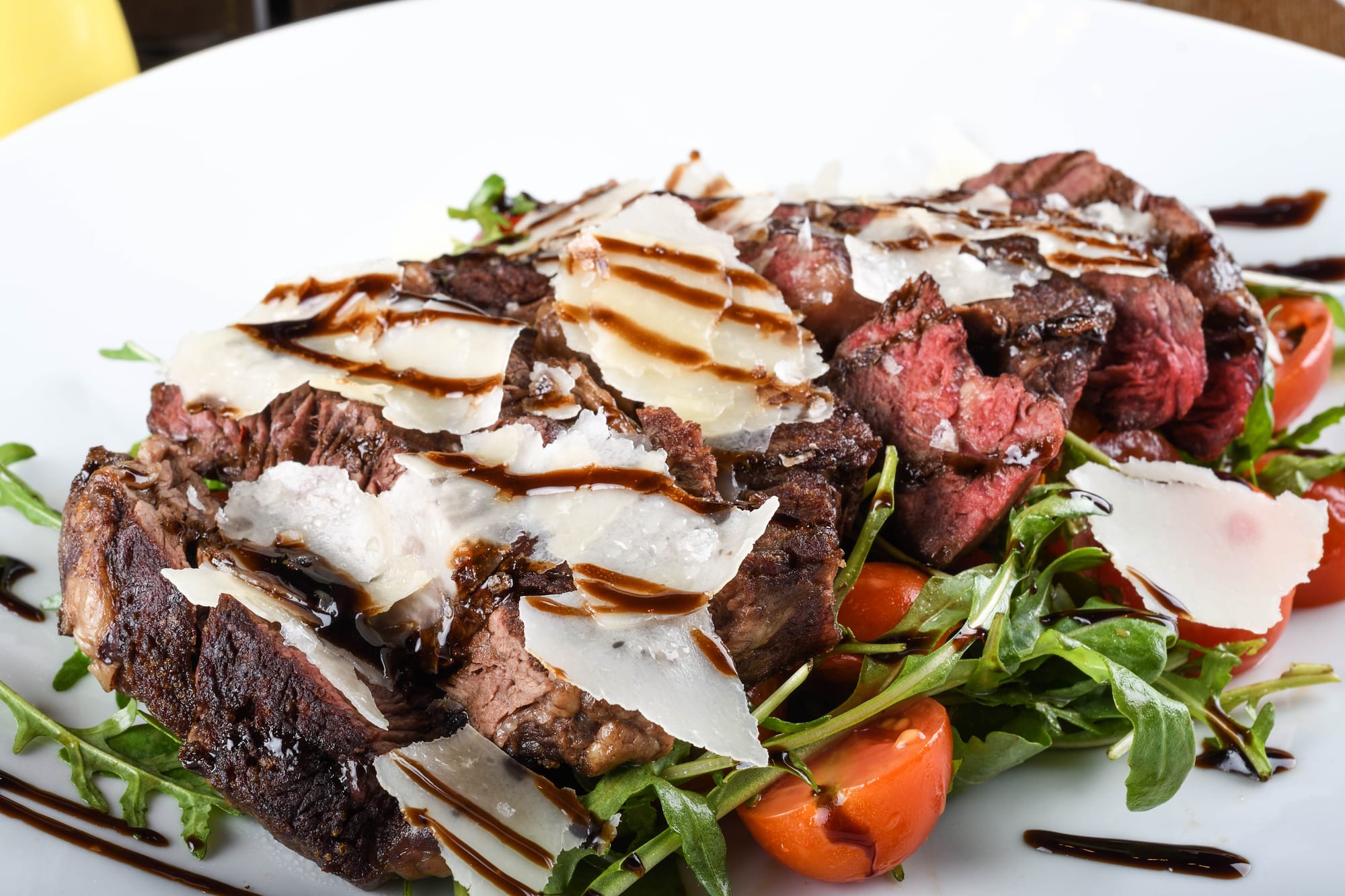 Steak Tagliata with Beans