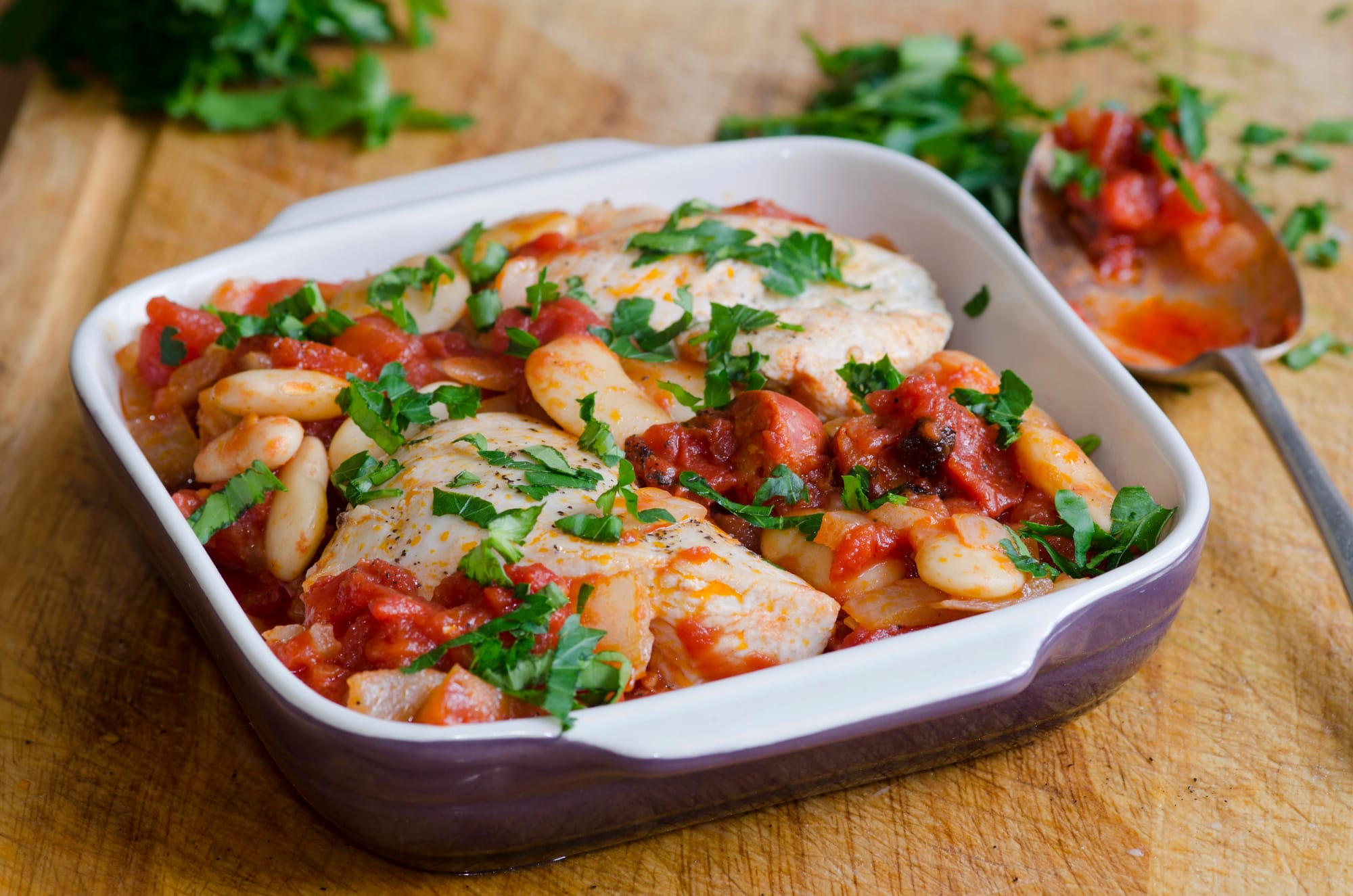 Chicken and Butter Bean Hotpot