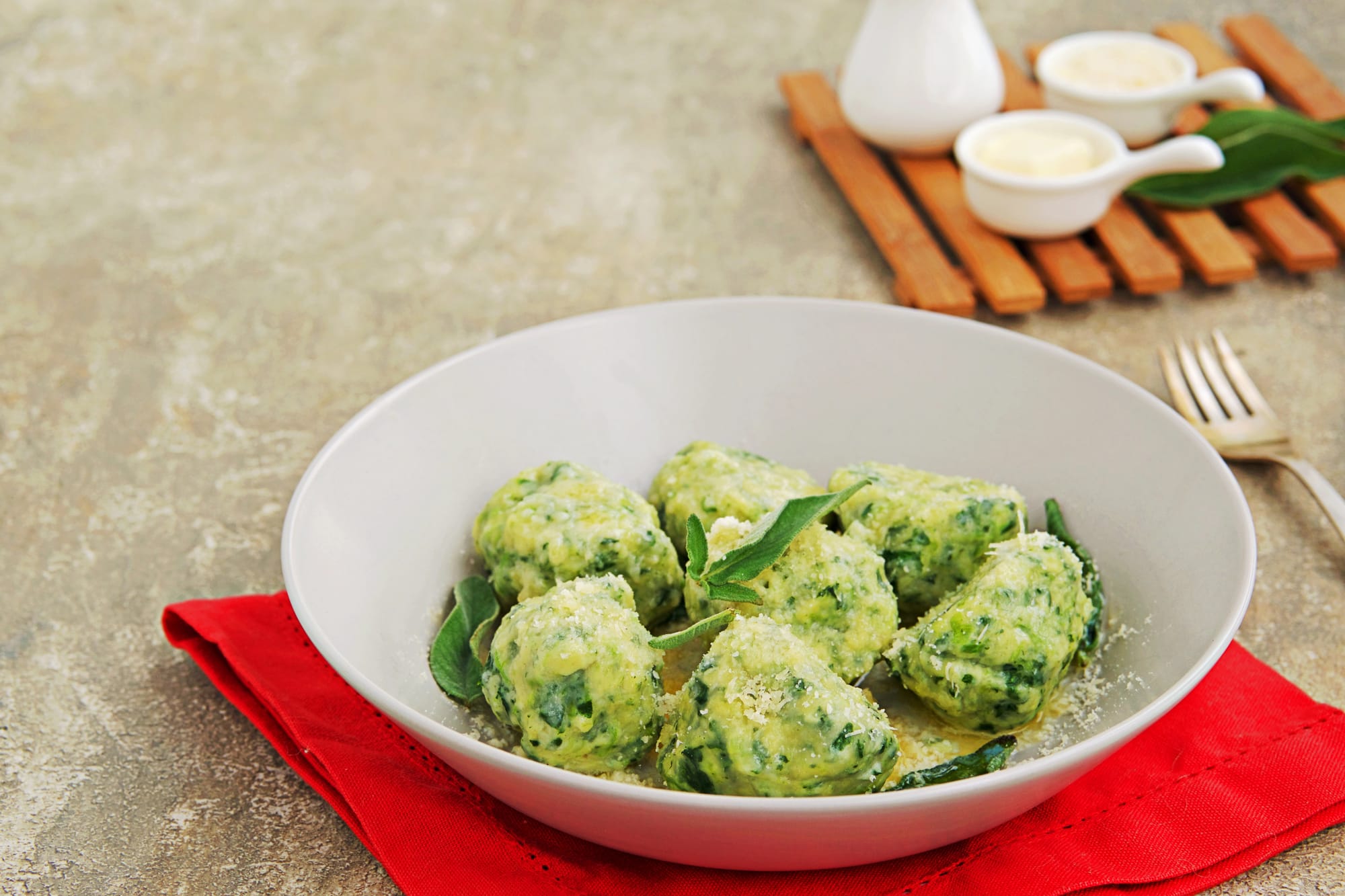 Ricotta and Spinach ‘Gnocchi’