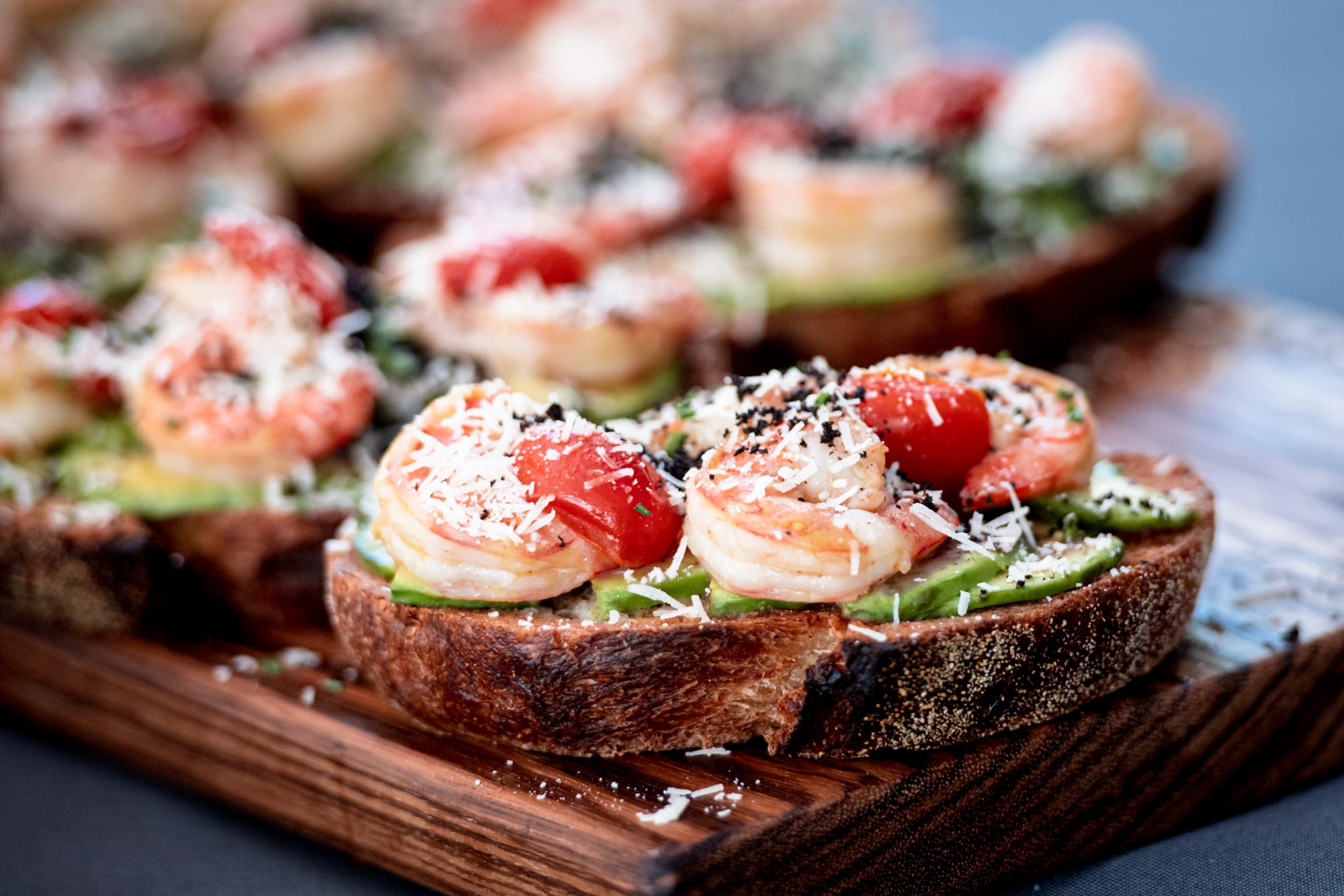 Prawn and Fennel Crostini