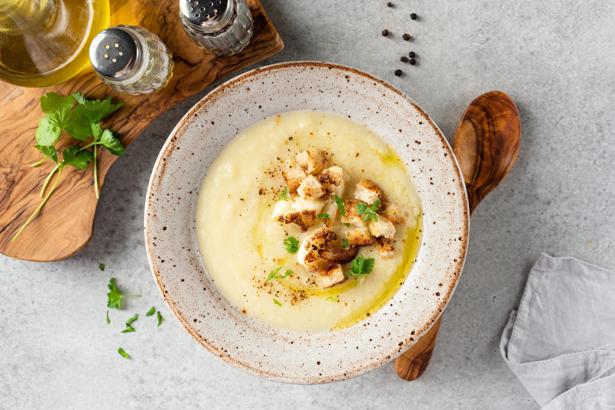 Moroccan Cauliflower Soup