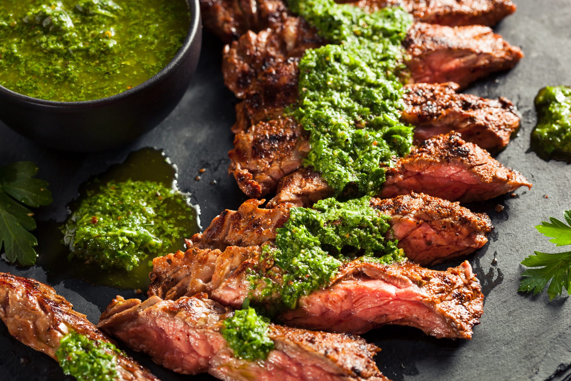 Lamb Steaks with Pesto