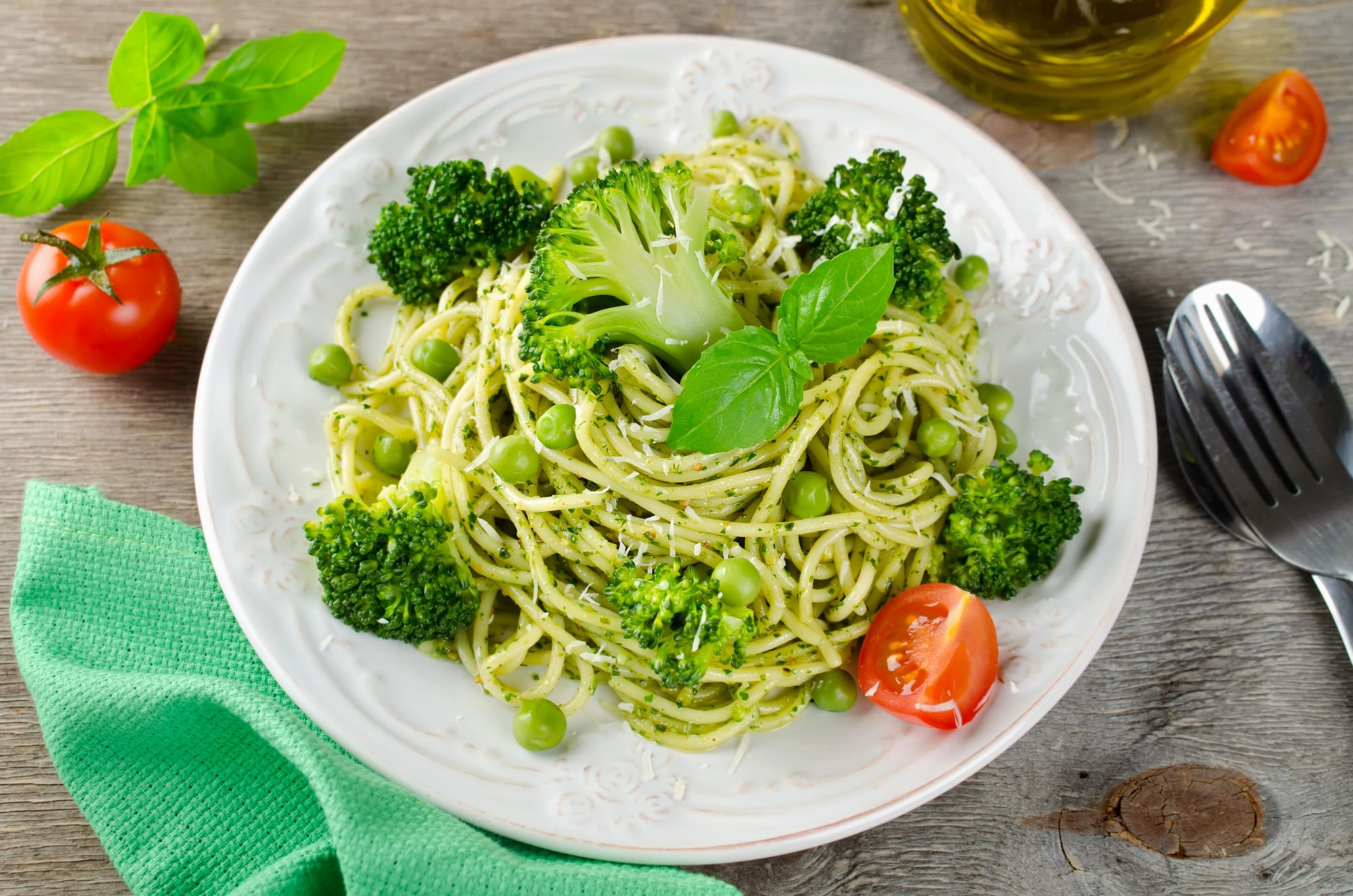 Sage and Broccoli Spaghetti