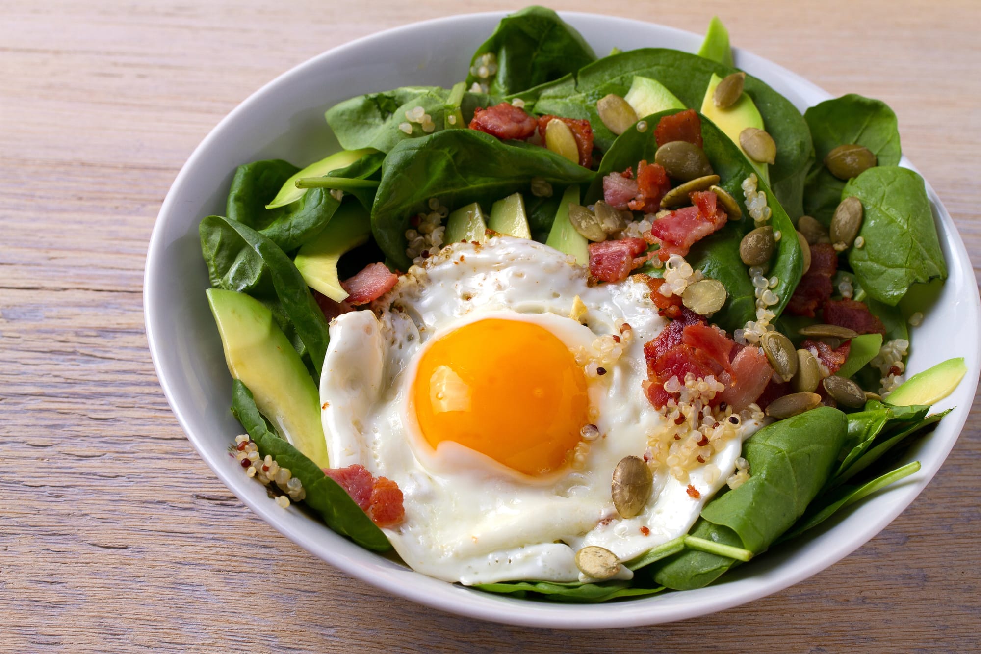 Avocado, Pancetta and Quinoa Salad