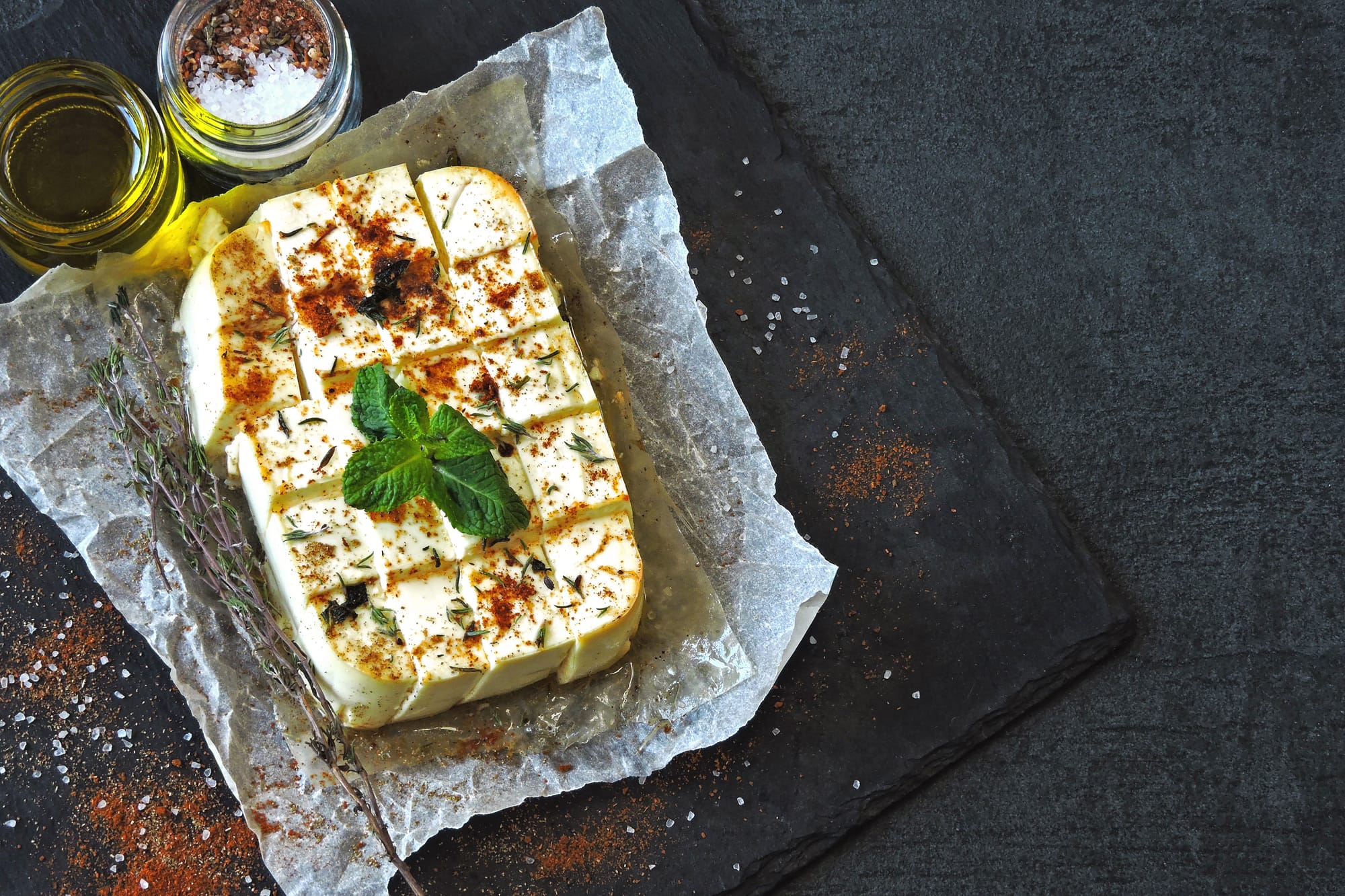 Baked Feta with Honey and Sesame