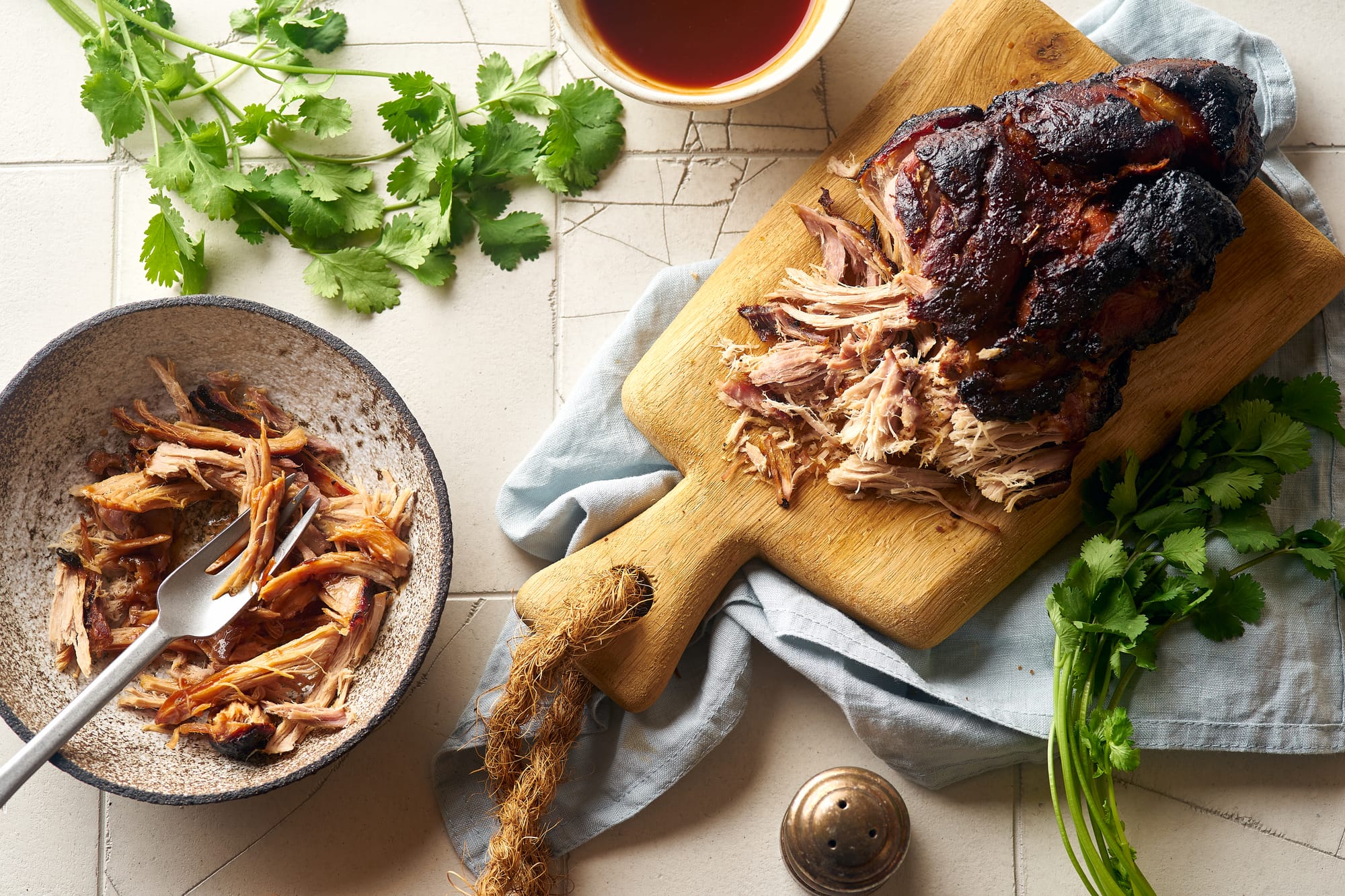 Pulled Pork with Orange and Herbs