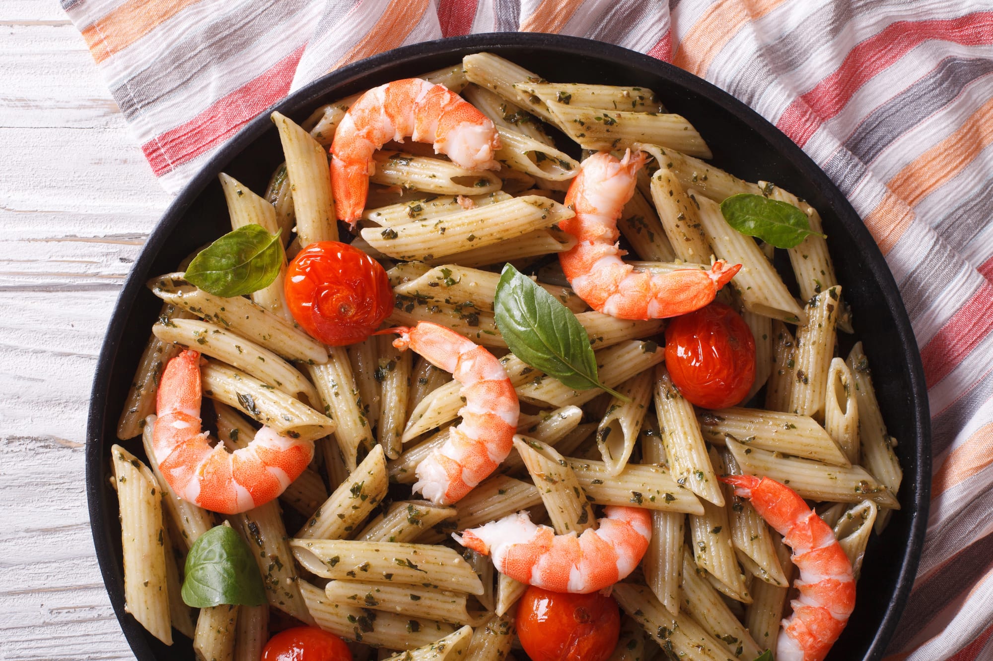 Pesto and Prawn Pasta Salad