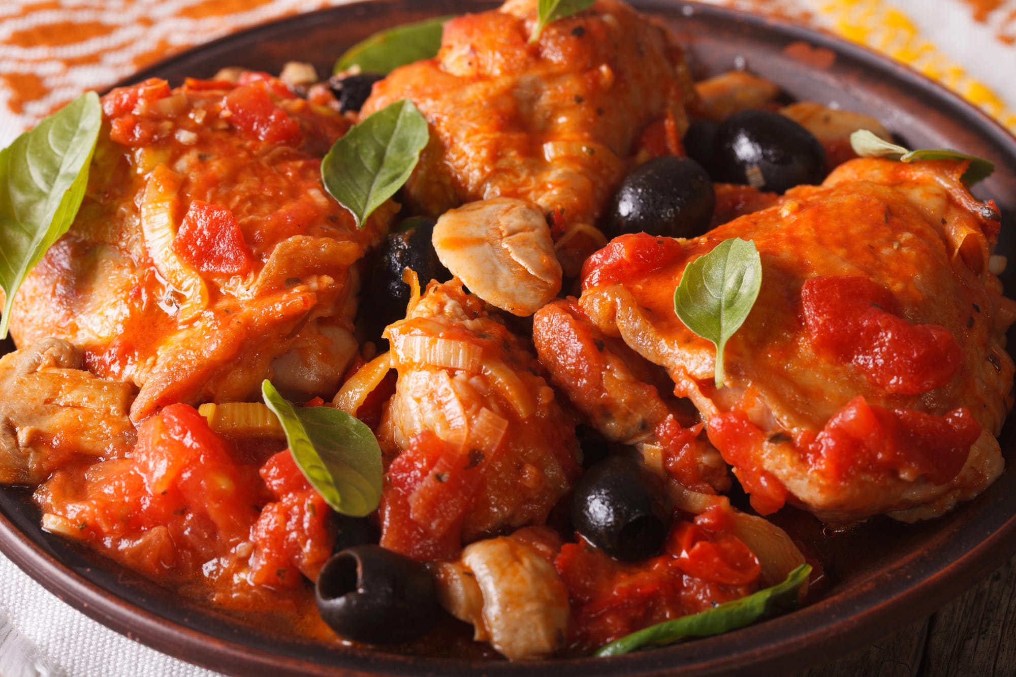 Simple Chicken Cacciatore